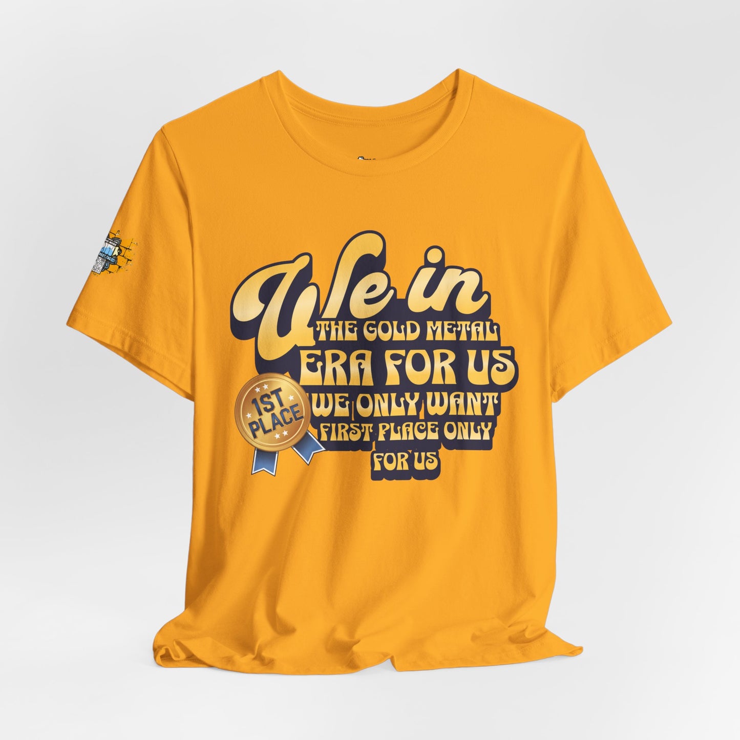 Gold Medal Winner Unisex Jersey Tee – Perfect for Champions and Athletic Celebrations