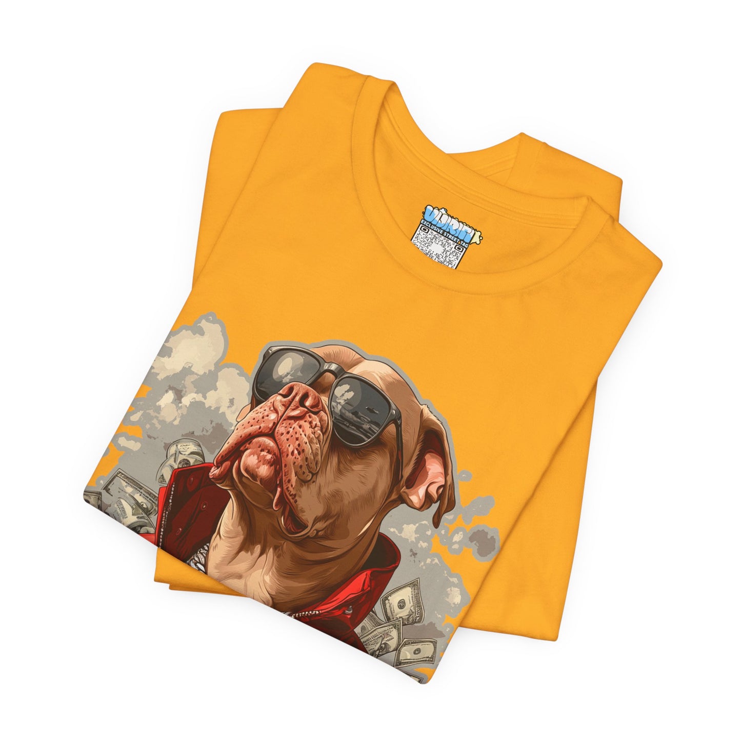Cool Dog Swagger Tee - Stylish Pet Lover Shirt, Hip Hop Animal Art, Unisex Graphic T-Shirt, Gift for Dog Lovers, Trendy Everyday Wear