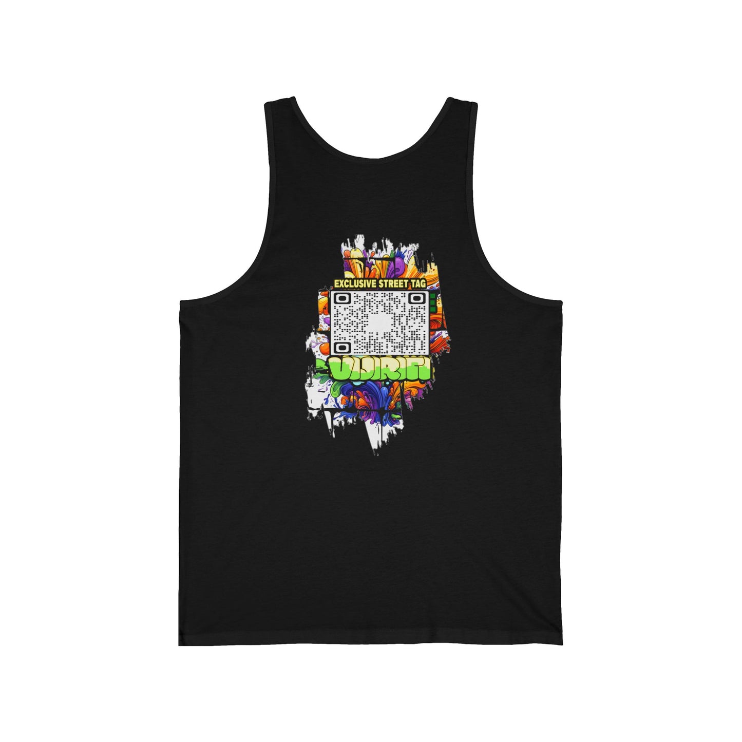 Cool Street Shark Unisex Jersey Tank, Trendy Summer Shirt, Graphic Tee, Casual Wear, Streetwear, Music Festival Outfit