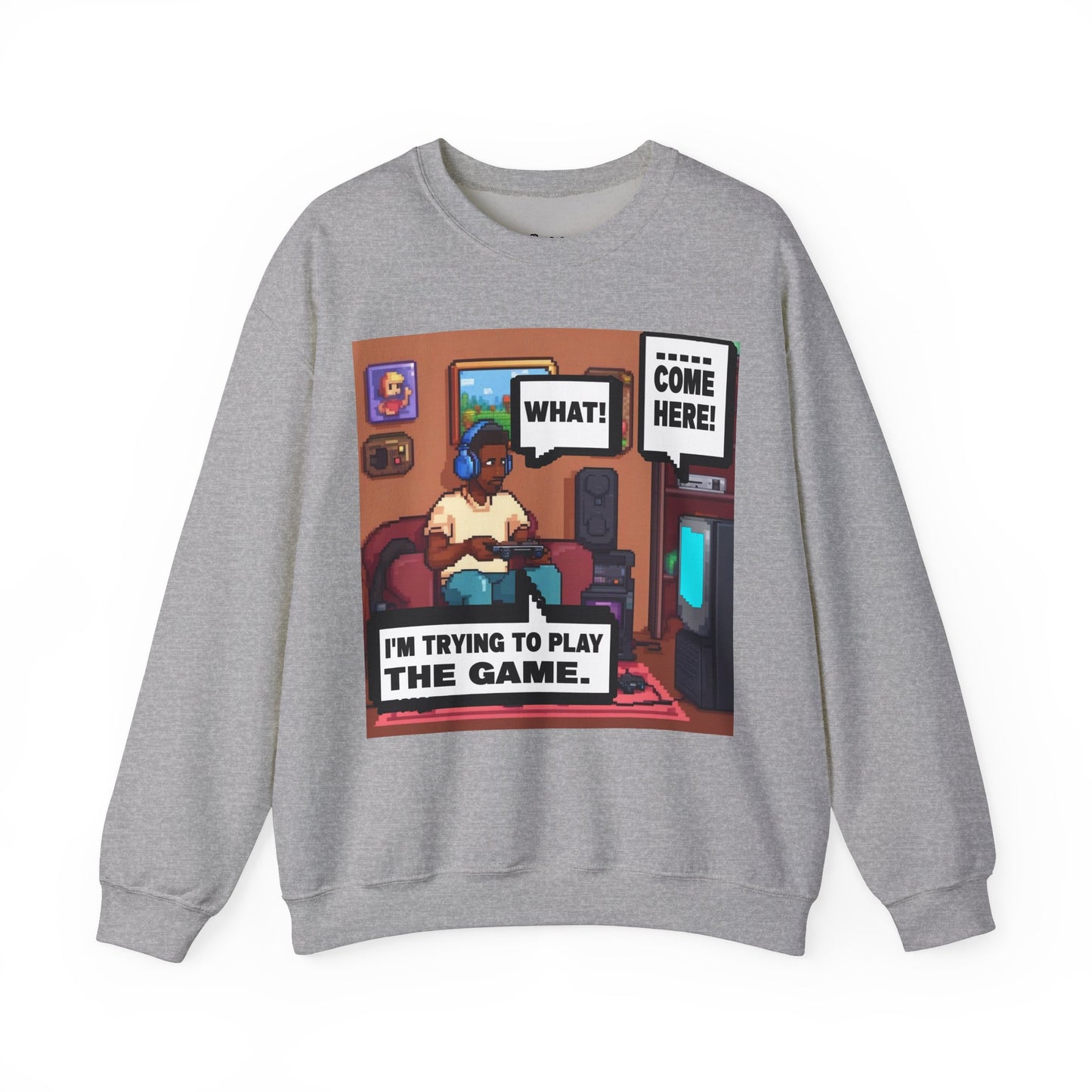 I'm trying to play the game Crewneck Sweatshirt