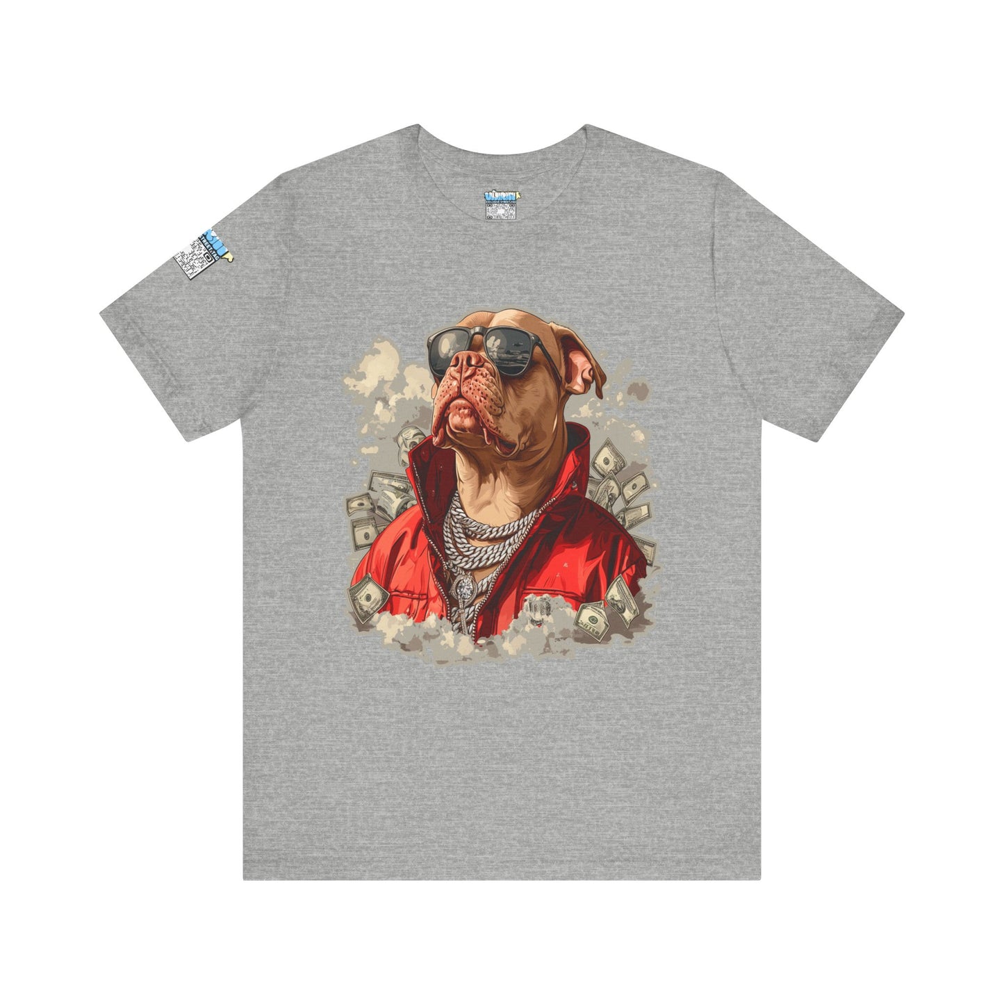 Cool Dog Swagger Tee - Stylish Pet Lover Shirt, Hip Hop Animal Art, Unisex Graphic T-Shirt, Gift for Dog Lovers, Trendy Everyday Wear