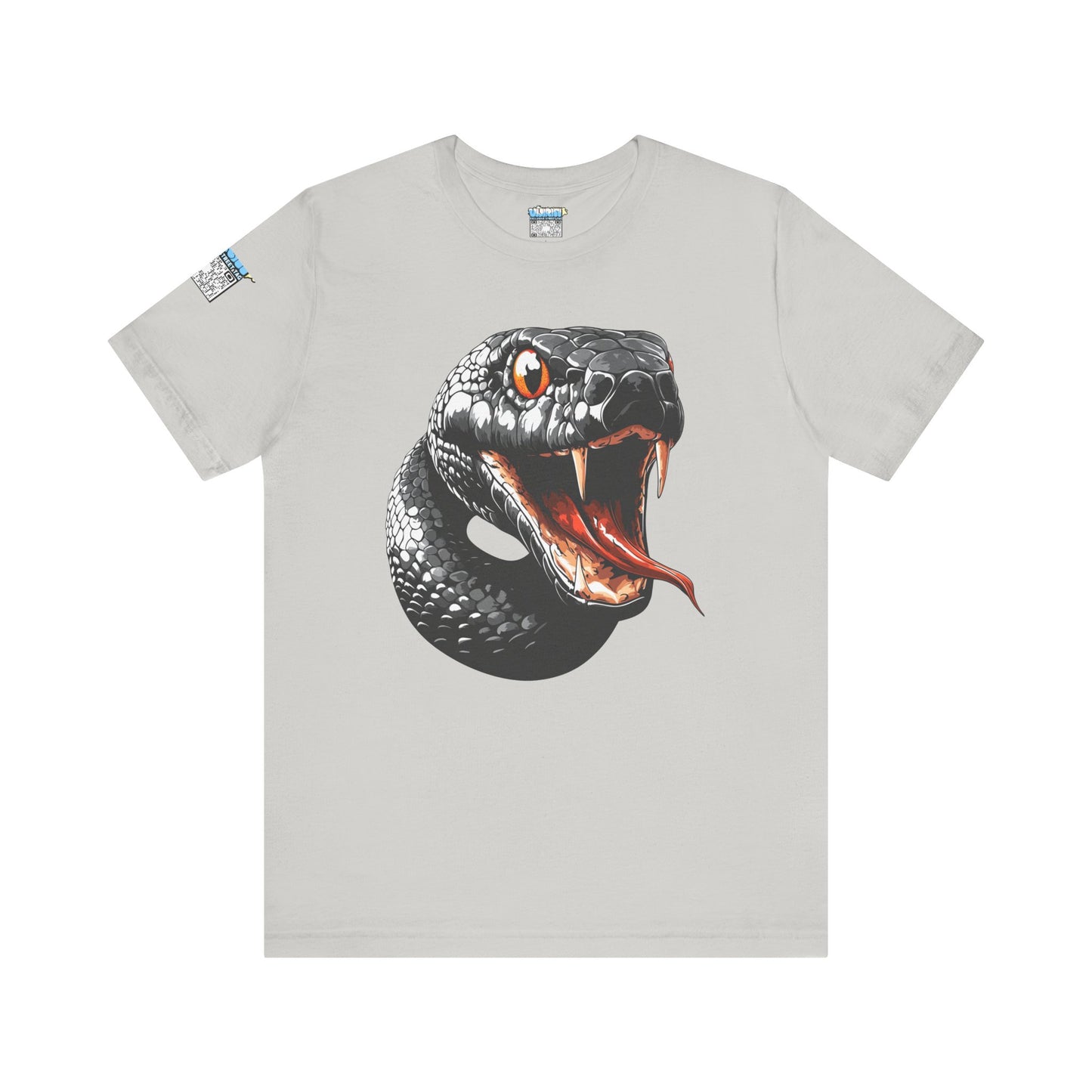 Serpentine Unisex Tee, Graphic Snake Shirt, Unique Gift, Festival Wear, Casual Outfit, Statement T-Shirt