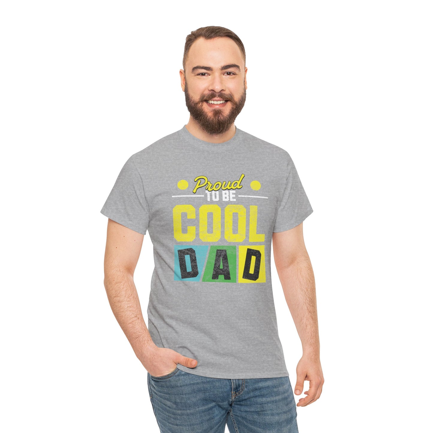 Father's Day Cool Dad Tee, Unisex Cotton Shirt, Funny Dad Gift, Casual Wear, Cool Dad Shirt, Proud to be Dad T-Shirt