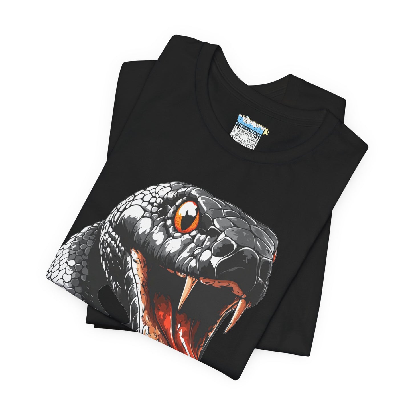 Serpentine Unisex Tee, Graphic Snake Shirt, Unique Gift, Festival Wear, Casual Outfit, Statement T-Shirt