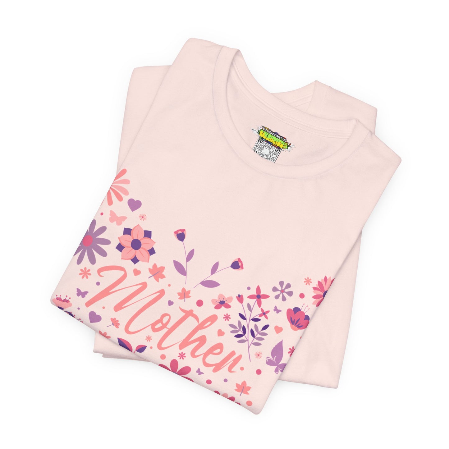 Butterfly Mother T-Shirt, Unisex Tee for Mom, Floral Gift, Birthday Present, Mother's Day Apparel, Cute Butterfly Design