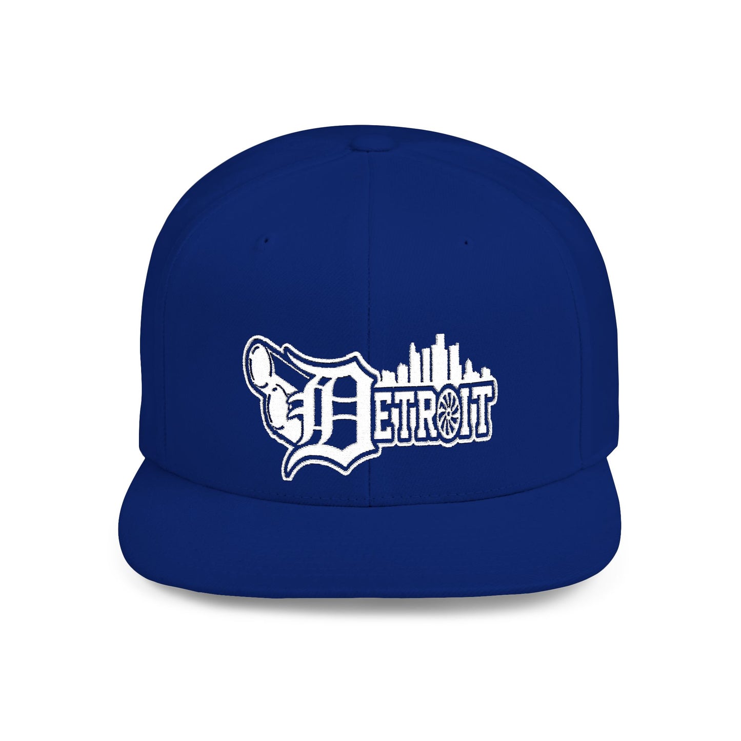 Big pipes detroit Flat Bill Snapback