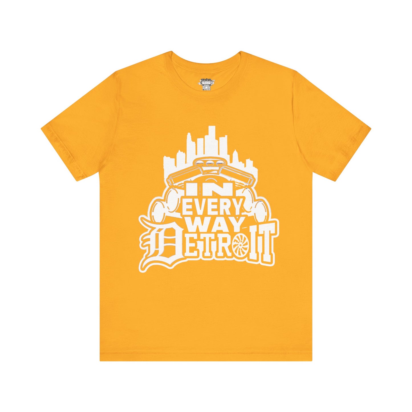 Detroit Big Pipes Unisex Tee, City Pride Shirt, Automotive Enthusiast Top, Casual Wear, Gift for Detroit Lovers