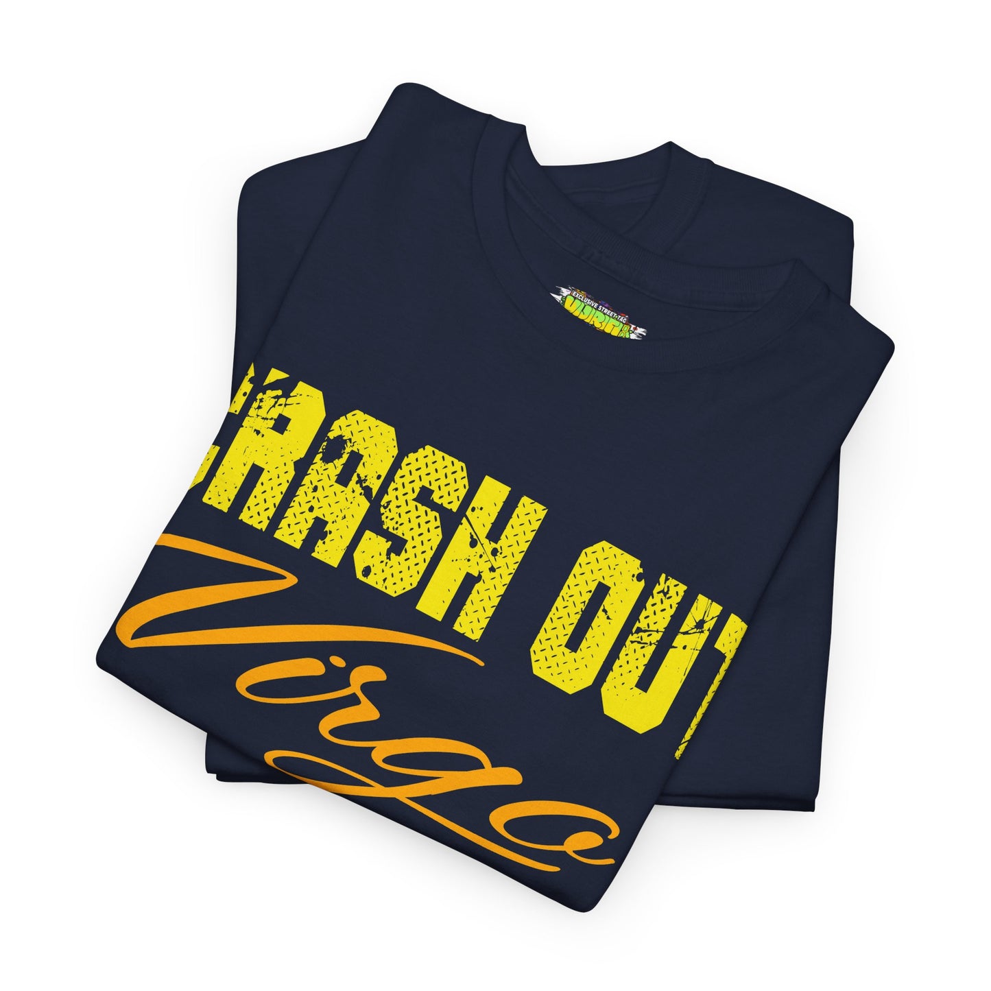 Crash Out Virgo Season Unisex Heavy Cotton Tee, Astrology T-Shirt, Zodiac Sign Shirt, Birthday Gift, Casual Wear