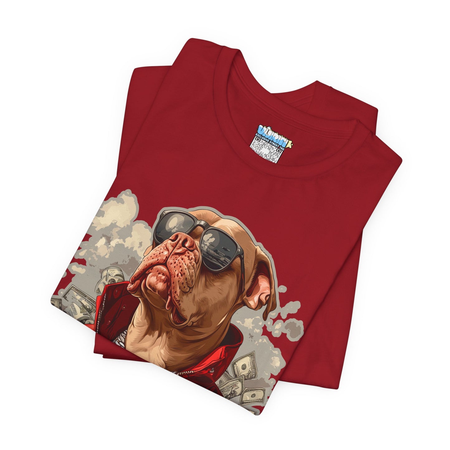 Cool Dog Swagger Tee - Stylish Pet Lover Shirt, Hip Hop Animal Art, Unisex Graphic T-Shirt, Gift for Dog Lovers, Trendy Everyday Wear