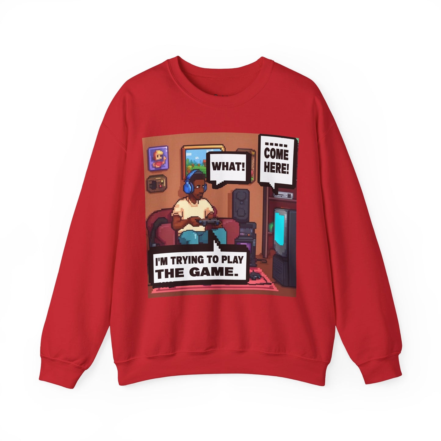 I'm trying to play the game Crewneck Sweatshirt