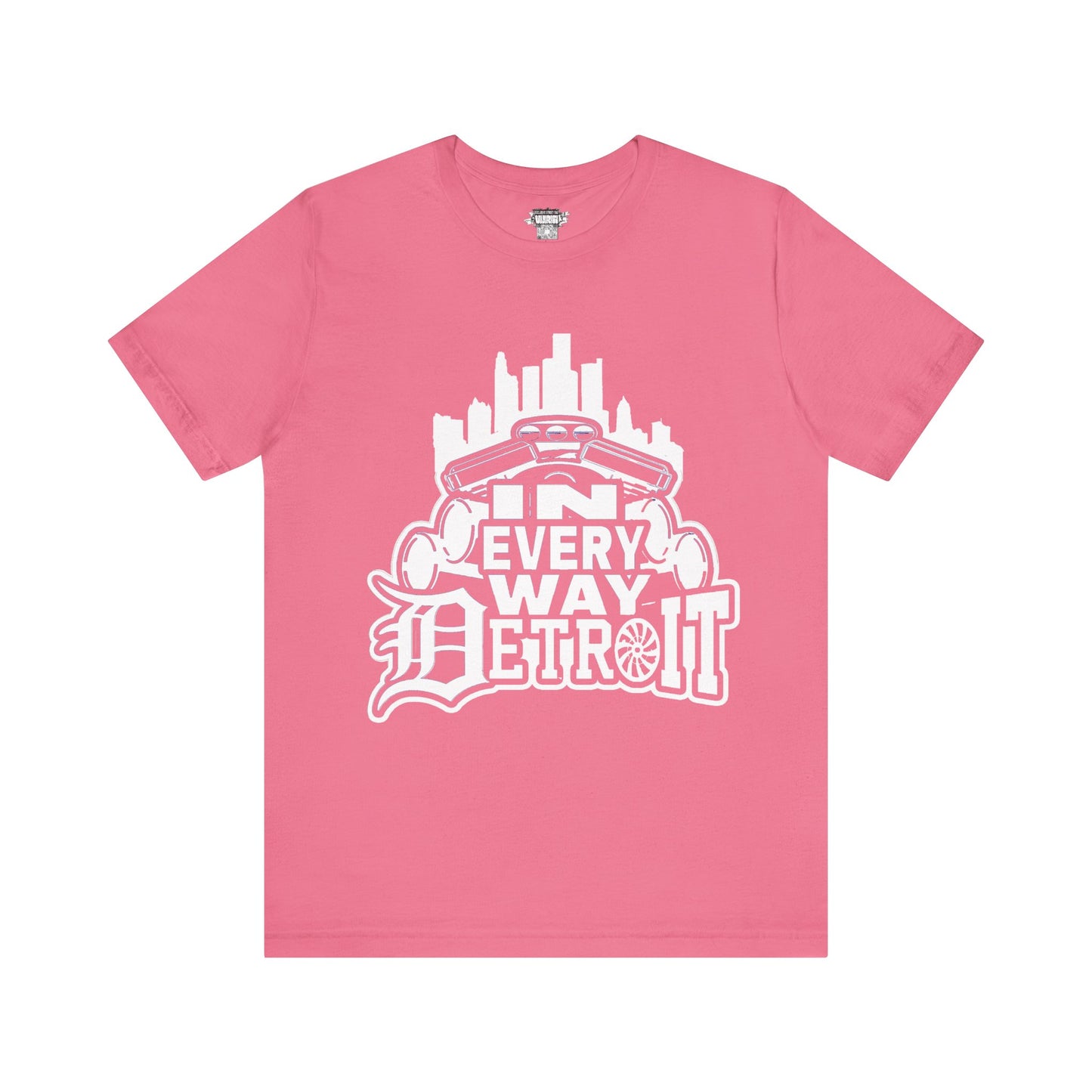 Detroit Big Pipes Unisex Tee, City Pride Shirt, Automotive Enthusiast Top, Casual Wear, Gift for Detroit Lovers