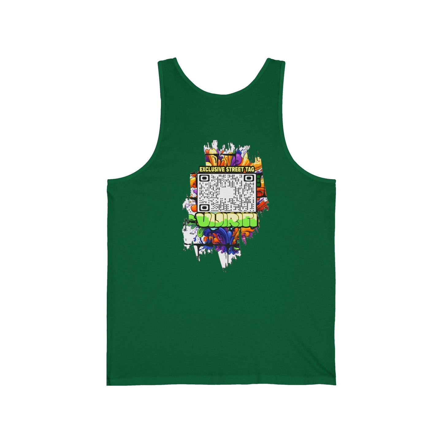 Cool Street Shark Unisex Jersey Tank, Trendy Summer Shirt, Graphic Tee, Casual Wear, Streetwear, Music Festival Outfit