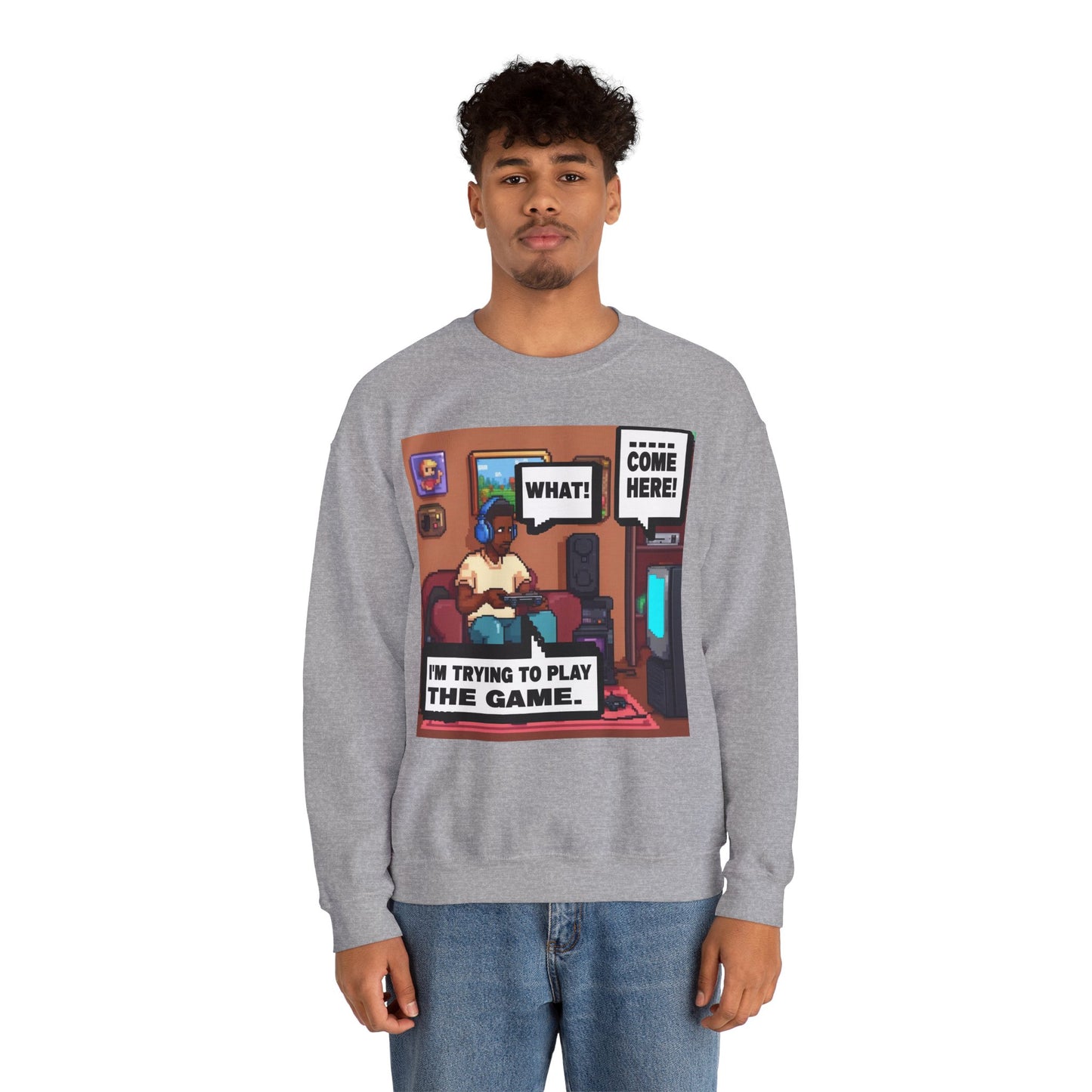 I'm trying to play the game Crewneck Sweatshirt