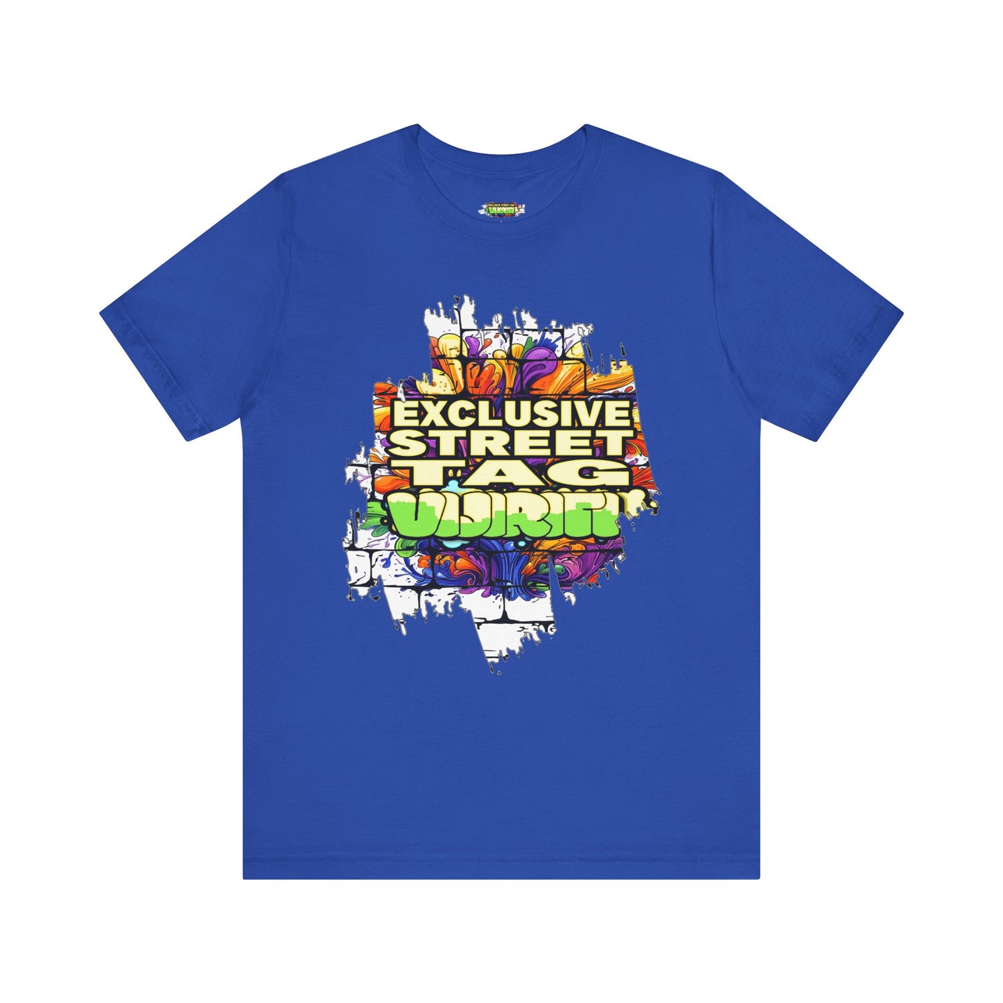 Exclusive Street Tag Unisex Tee, Urban Graphic Shirt, Cool Casual Wear, Streetwear, Gift for Skateboarders, Everyday Style