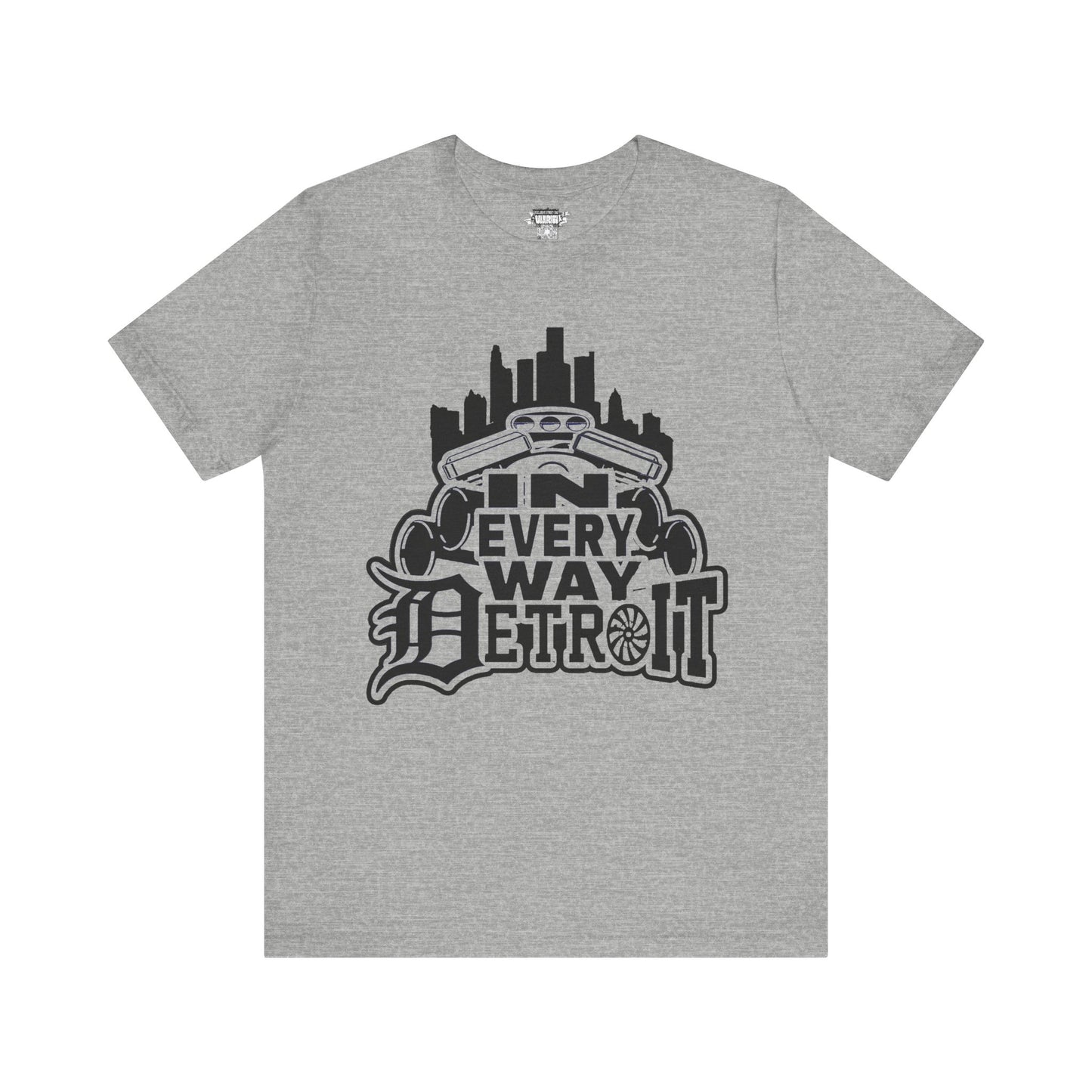 Detroit Big Pipes Unisex Tee, City Pride Shirt, Automotive Enthusiast Top, Casual Wear, Gift for Detroit Lovers