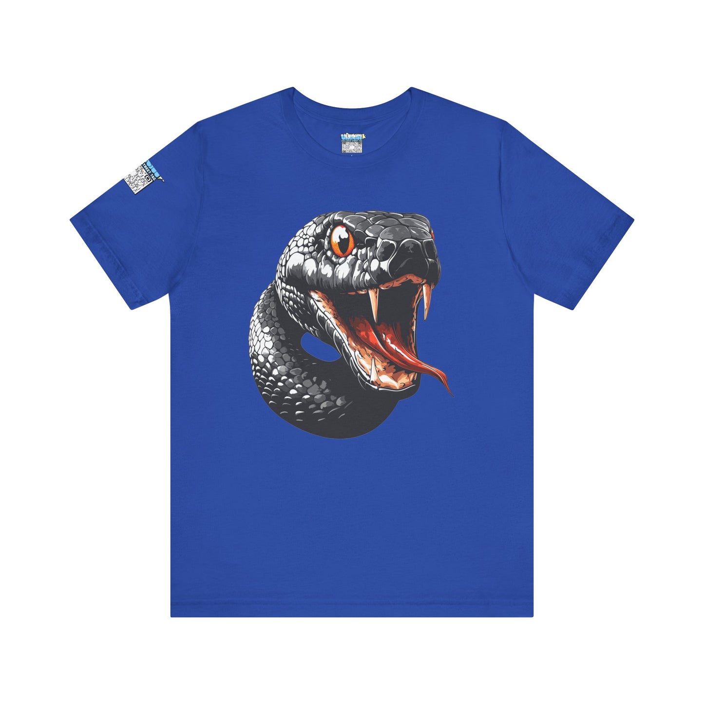 Serpentine Unisex Tee, Graphic Snake Shirt, Unique Gift, Festival Wear, Casual Outfit, Statement T-Shirt