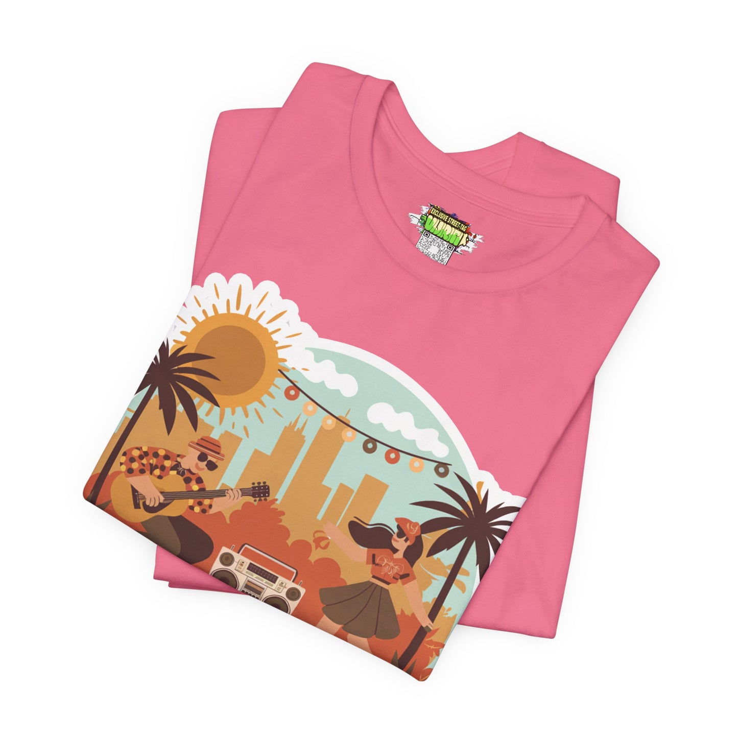 Detroit 313 Summer Retro Tee - Unisex Jersey Short Sleeve T-Shirt for City Lovers, Travel Enthusiasts, Casual Wear, Gifts, Summer Vibes