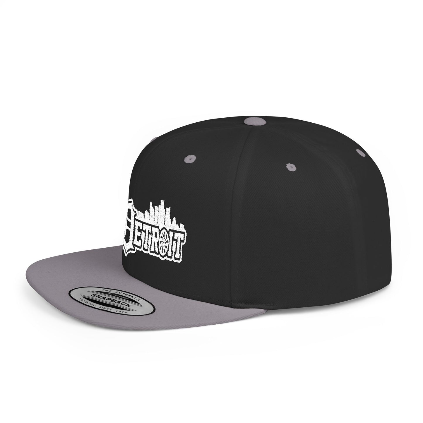 Big pipes detroit Flat Bill Snapback