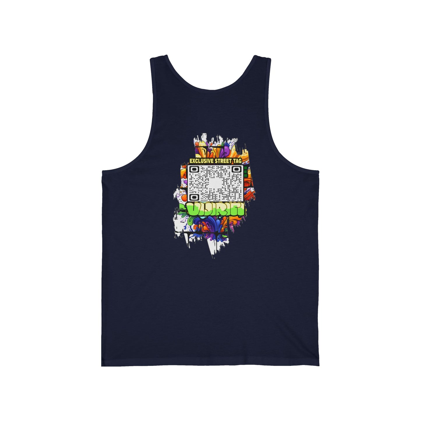 Cool Street Shark Unisex Jersey Tank, Trendy Summer Shirt, Graphic Tee, Casual Wear, Streetwear, Music Festival Outfit