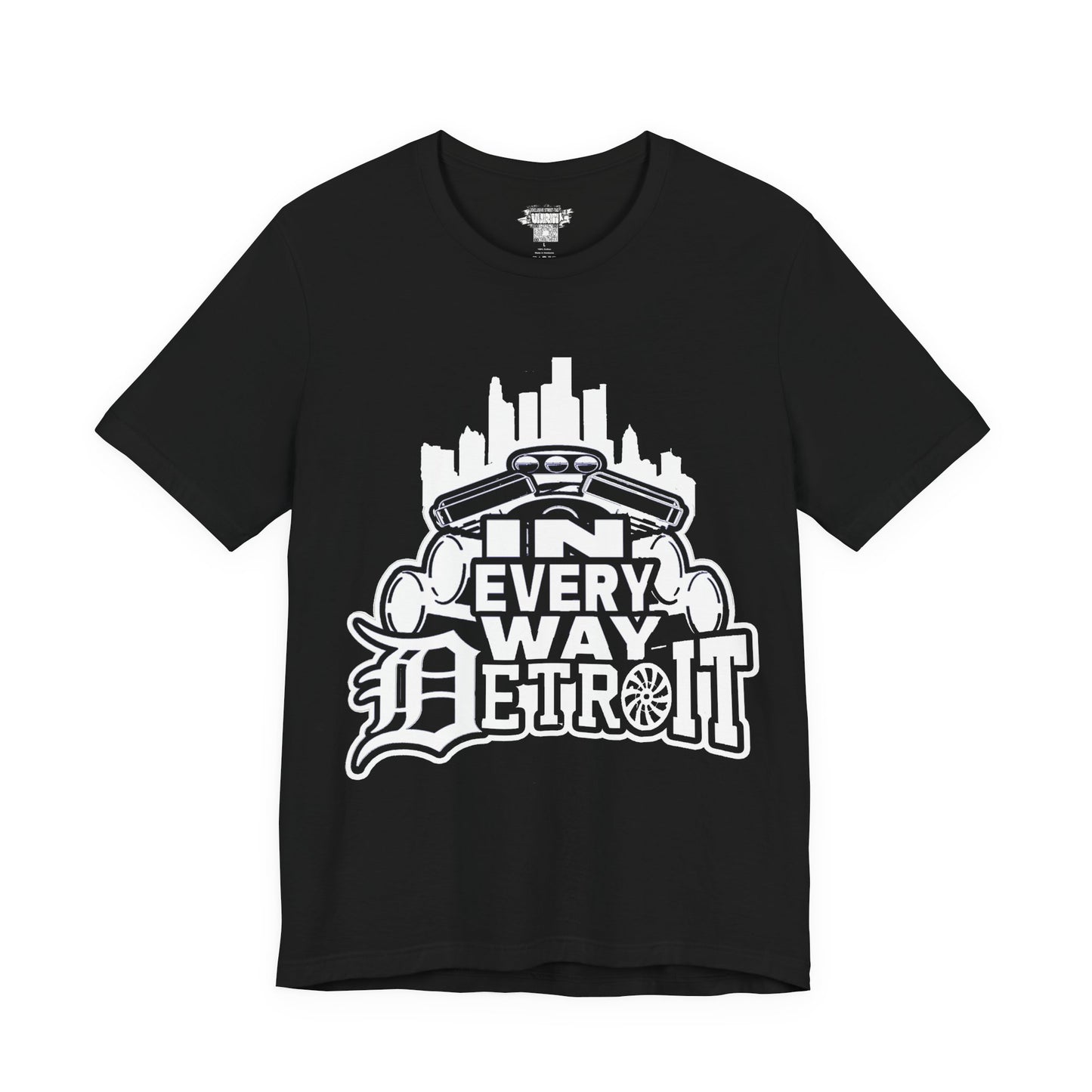 Detroit Big Pipes Unisex Tee, City Pride Shirt, Automotive Enthusiast Top, Casual Wear, Gift for Detroit Lovers