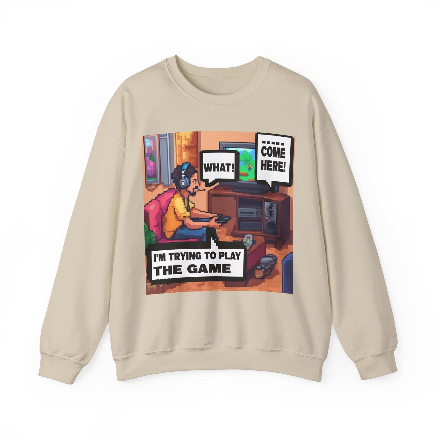 I'm trying to play the game 3 Crewneck Sweatshirt