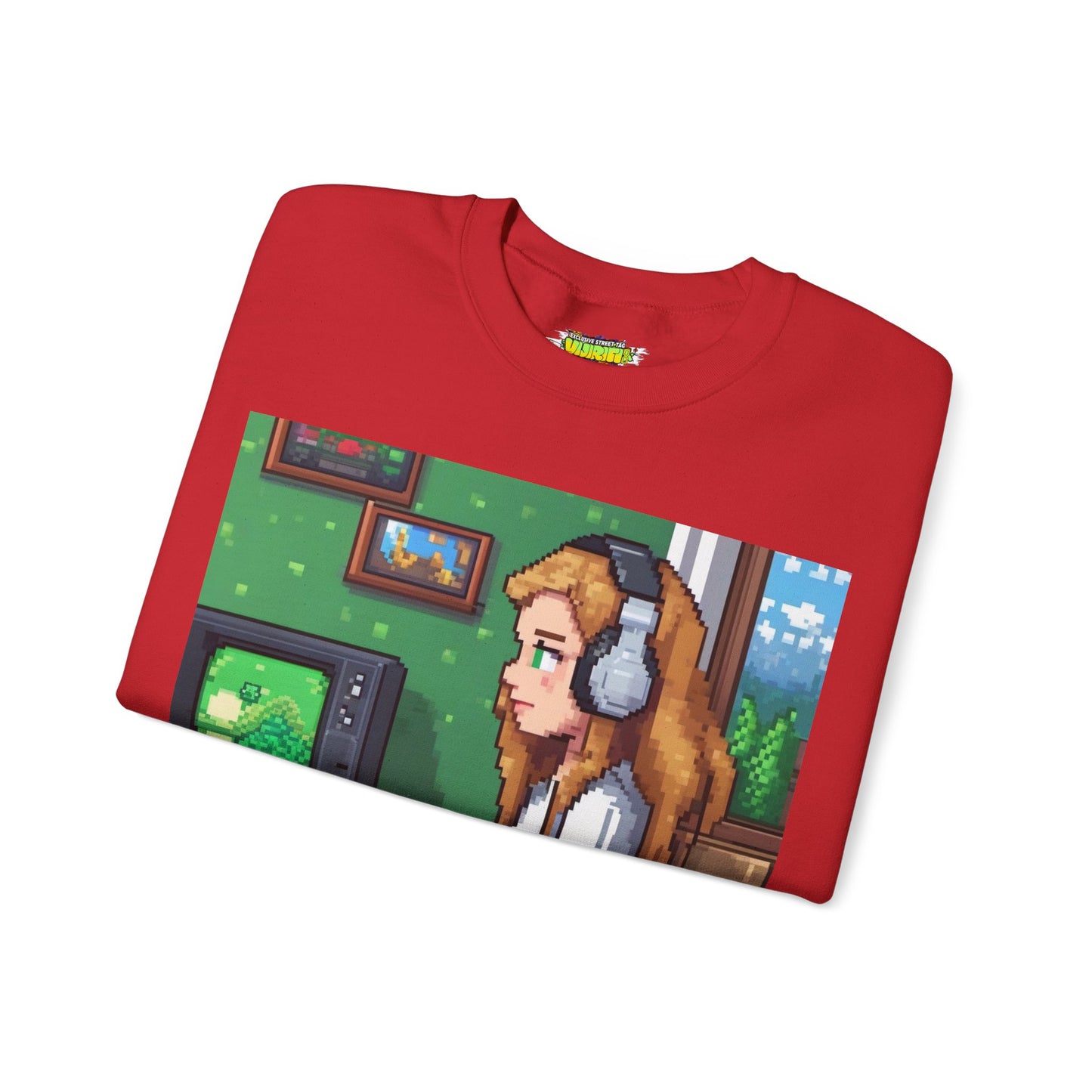 Retro Gamer Sweatshirt | Cozy Crewneck for Gaming Lovers, Video Game Gift, Casual Wear, Unisex Apparel, Perfect for Gamers
