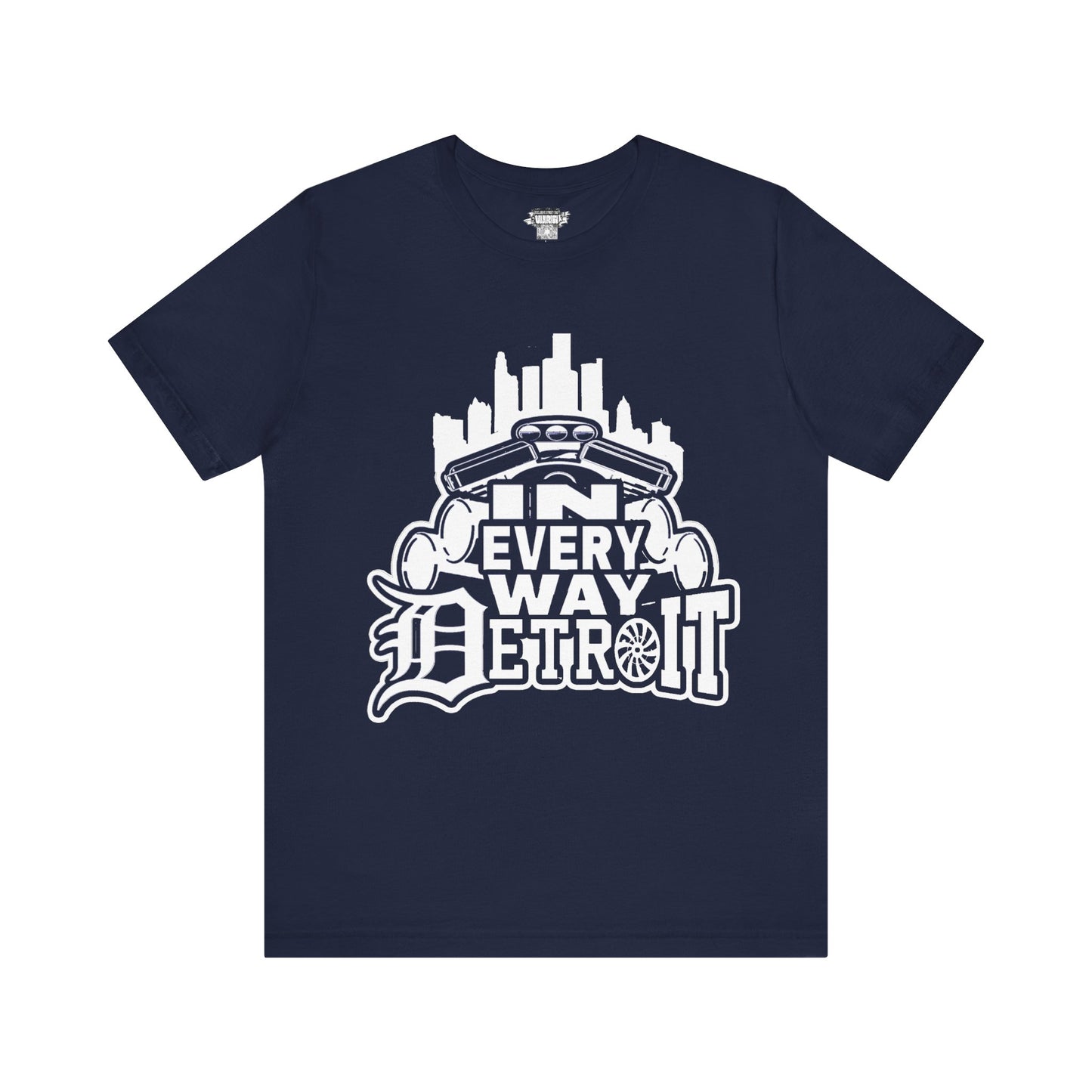 Detroit Big Pipes Unisex Tee, City Pride Shirt, Automotive Enthusiast Top, Casual Wear, Gift for Detroit Lovers