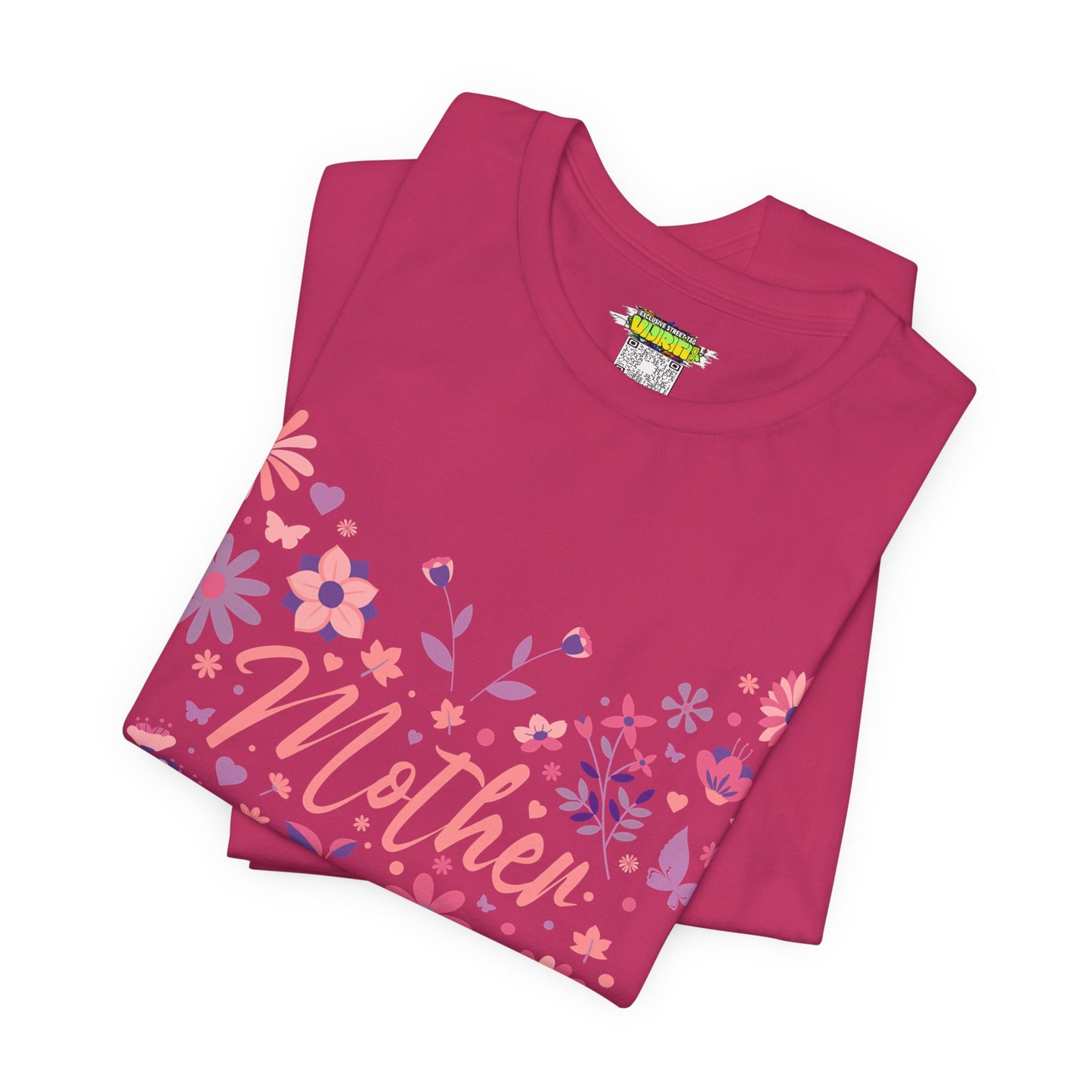Butterfly Mother T-Shirt, Unisex Tee for Mom, Floral Gift, Birthday Present, Mother's Day Apparel, Cute Butterfly Design