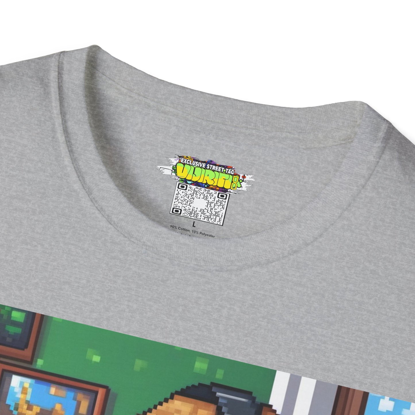 Pixel Art Girl Gamer Here T-Shirt | Vintage Video Game Shirt, Unisex Graphic Tee, Retro Gaming Apparel, Perfect for Gamers & Gift Ideas