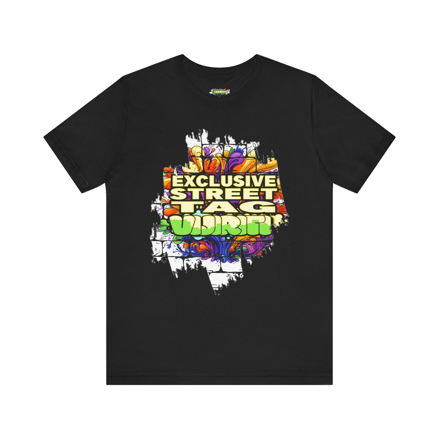 Exclusive Street Tag Unisex Tee, Urban Graphic Shirt, Cool Casual Wear, Streetwear, Gift for Skateboarders, Everyday Style