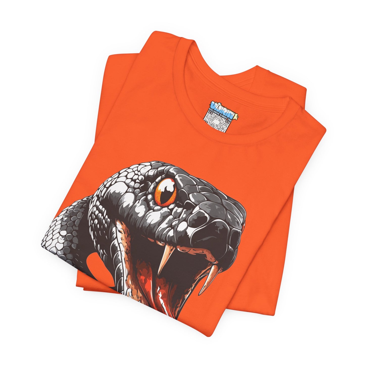 Serpentine Unisex Tee, Graphic Snake Shirt, Unique Gift, Festival Wear, Casual Outfit, Statement T-Shirt