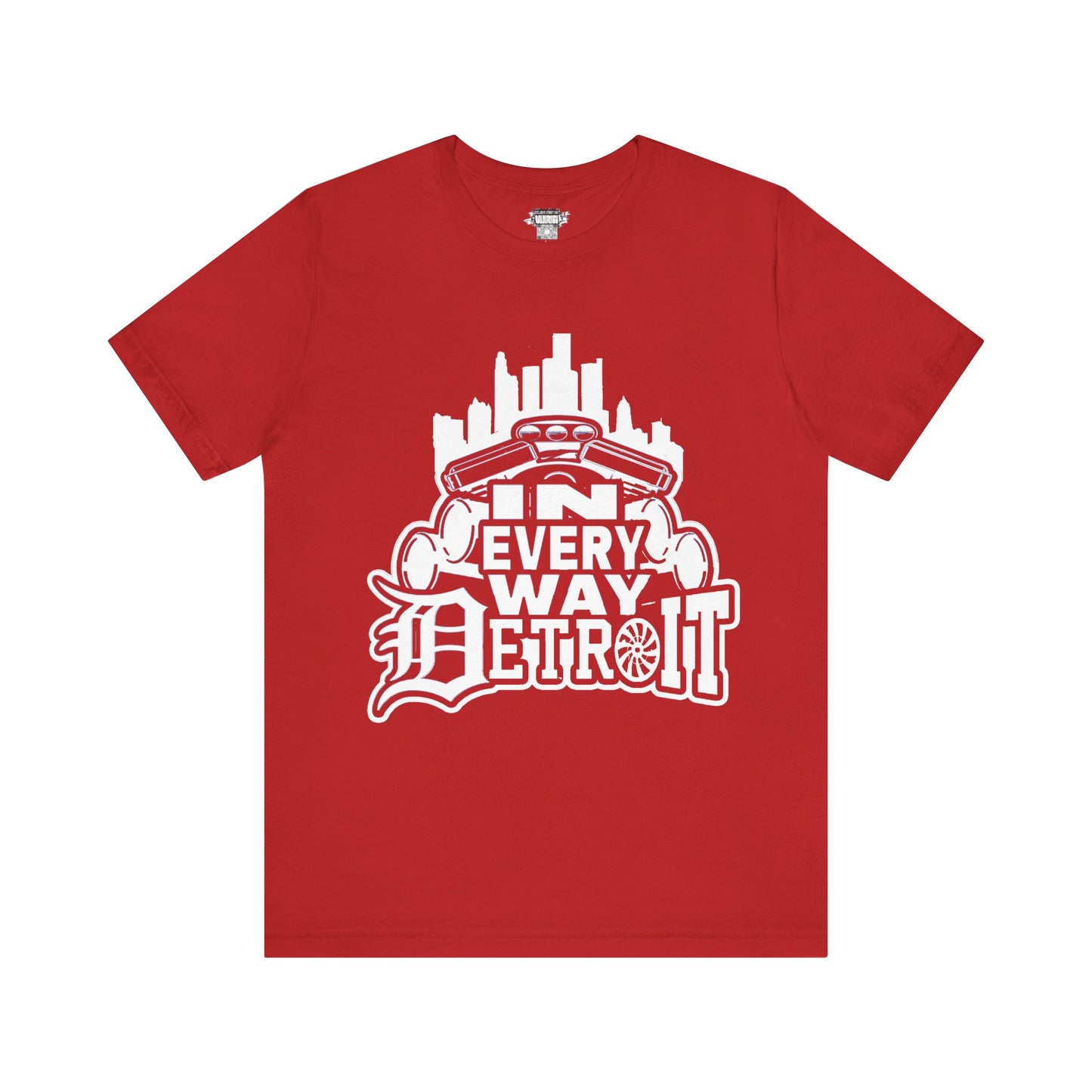 Detroit Big Pipes Unisex Tee, City Pride Shirt, Automotive Enthusiast Top, Casual Wear, Gift for Detroit Lovers