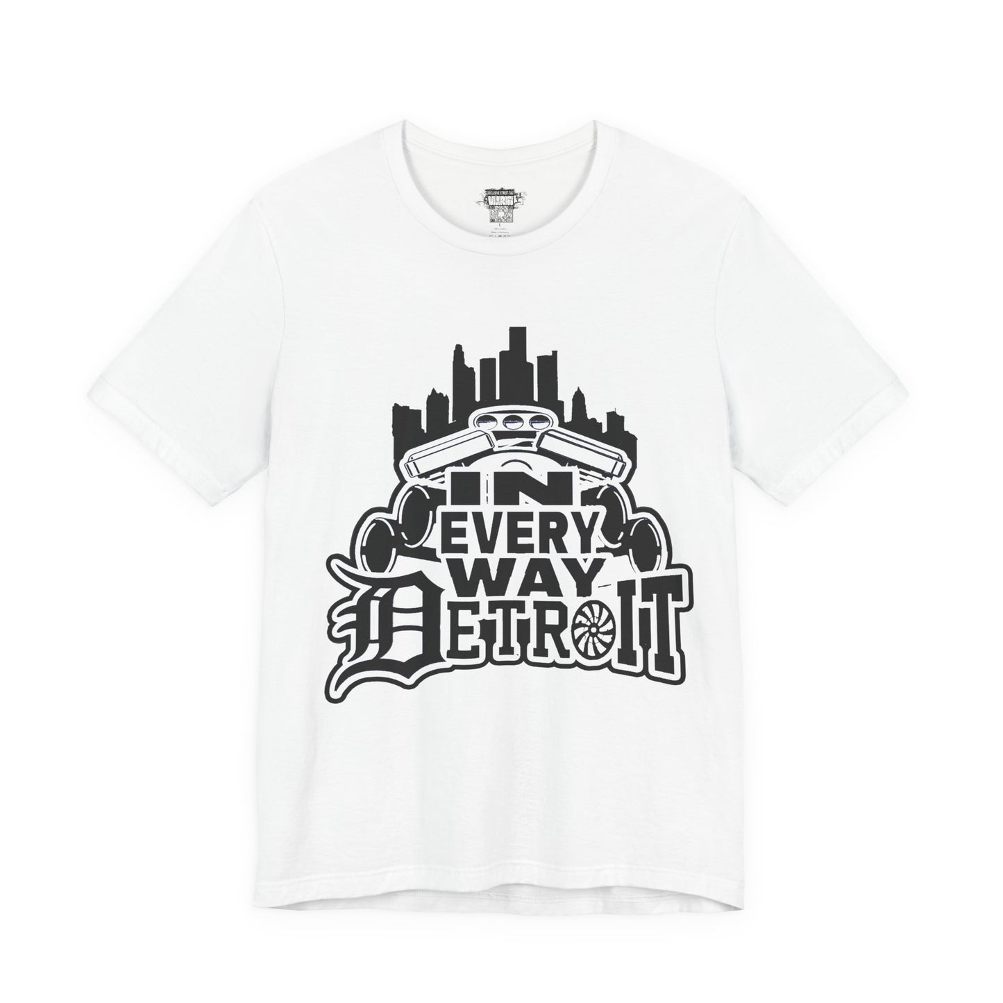 Detroit Big Pipes Unisex Tee, City Pride Shirt, Automotive Enthusiast Top, Casual Wear, Gift for Detroit Lovers