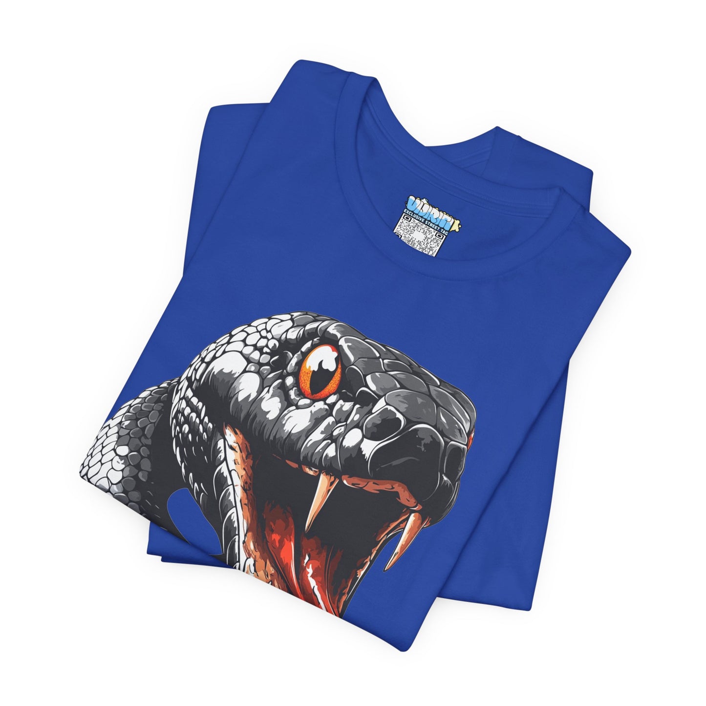Serpentine Unisex Tee, Graphic Snake Shirt, Unique Gift, Festival Wear, Casual Outfit, Statement T-Shirt
