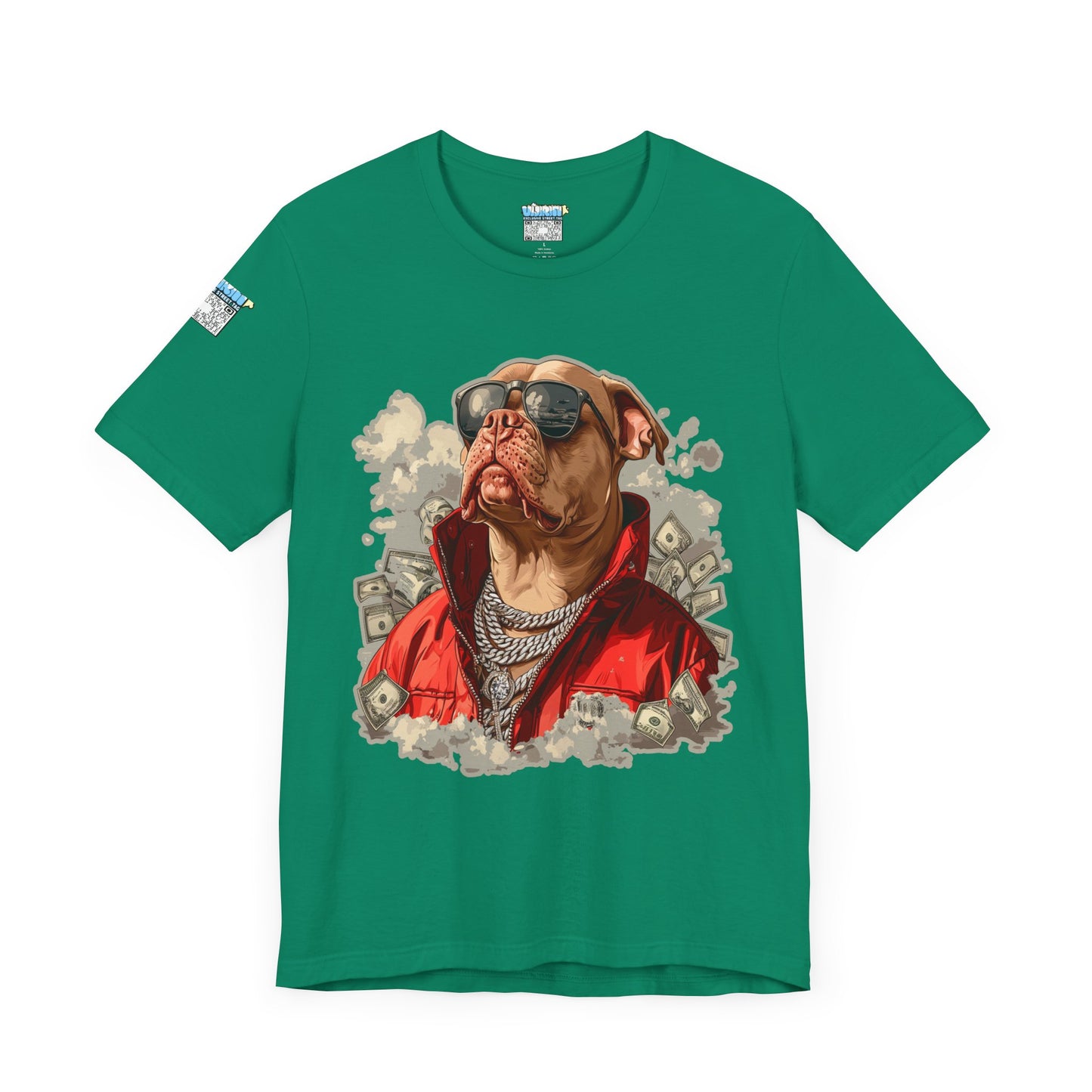Cool Dog Swagger Tee - Stylish Pet Lover Shirt, Hip Hop Animal Art, Unisex Graphic T-Shirt, Gift for Dog Lovers, Trendy Everyday Wear