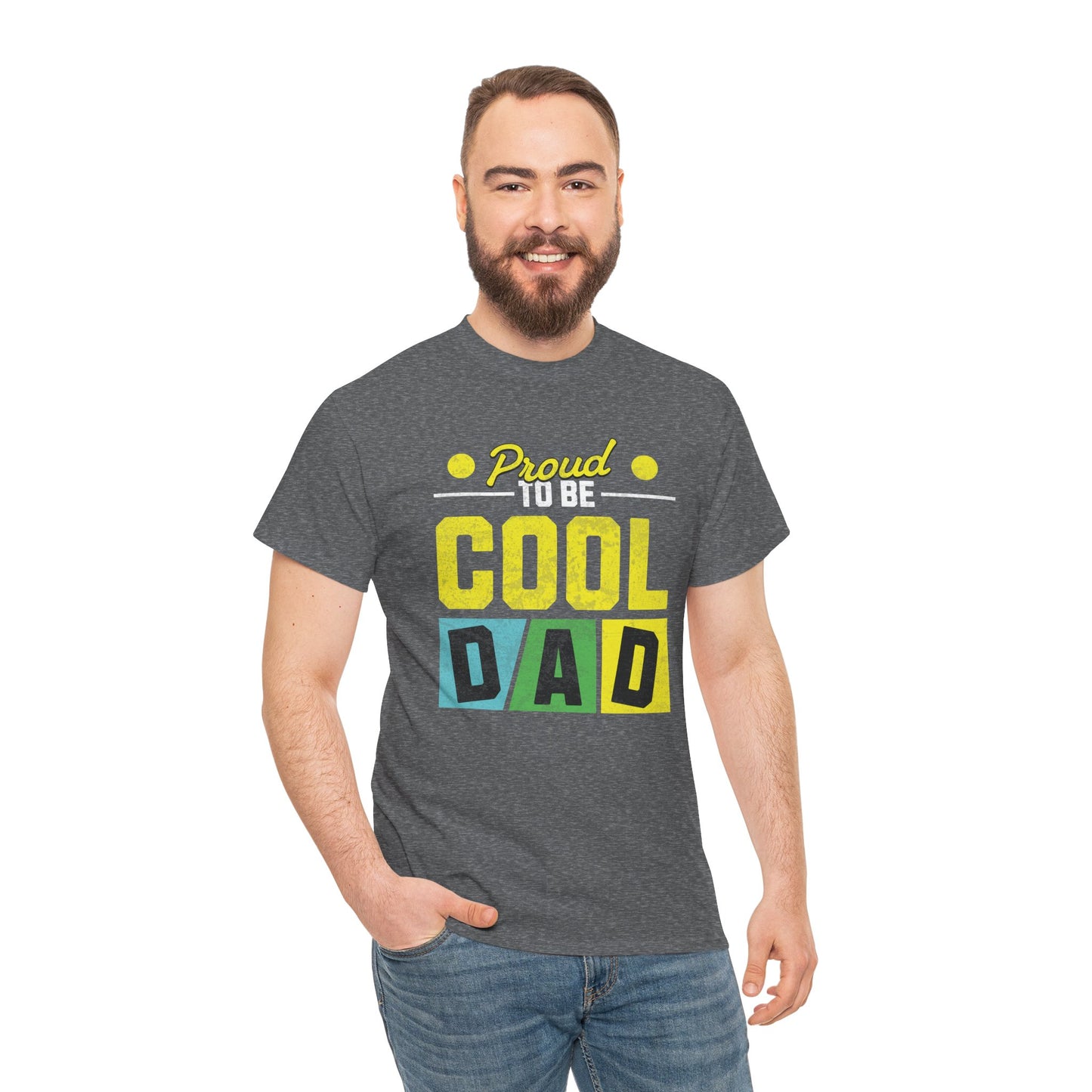 Father's Day Cool Dad Tee, Unisex Cotton Shirt, Funny Dad Gift, Casual Wear, Cool Dad Shirt, Proud to be Dad T-Shirt