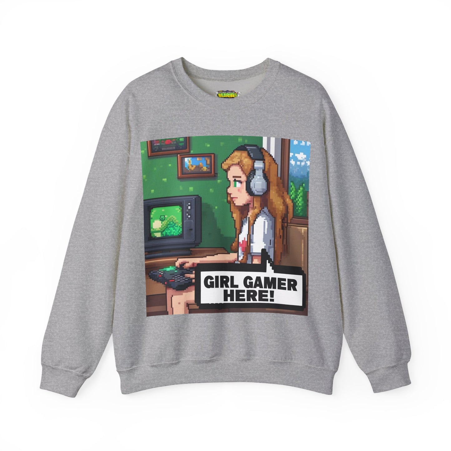 Retro Gamer Sweatshirt | Cozy Crewneck for Gaming Lovers, Video Game Gift, Casual Wear, Unisex Apparel, Perfect for Gamers
