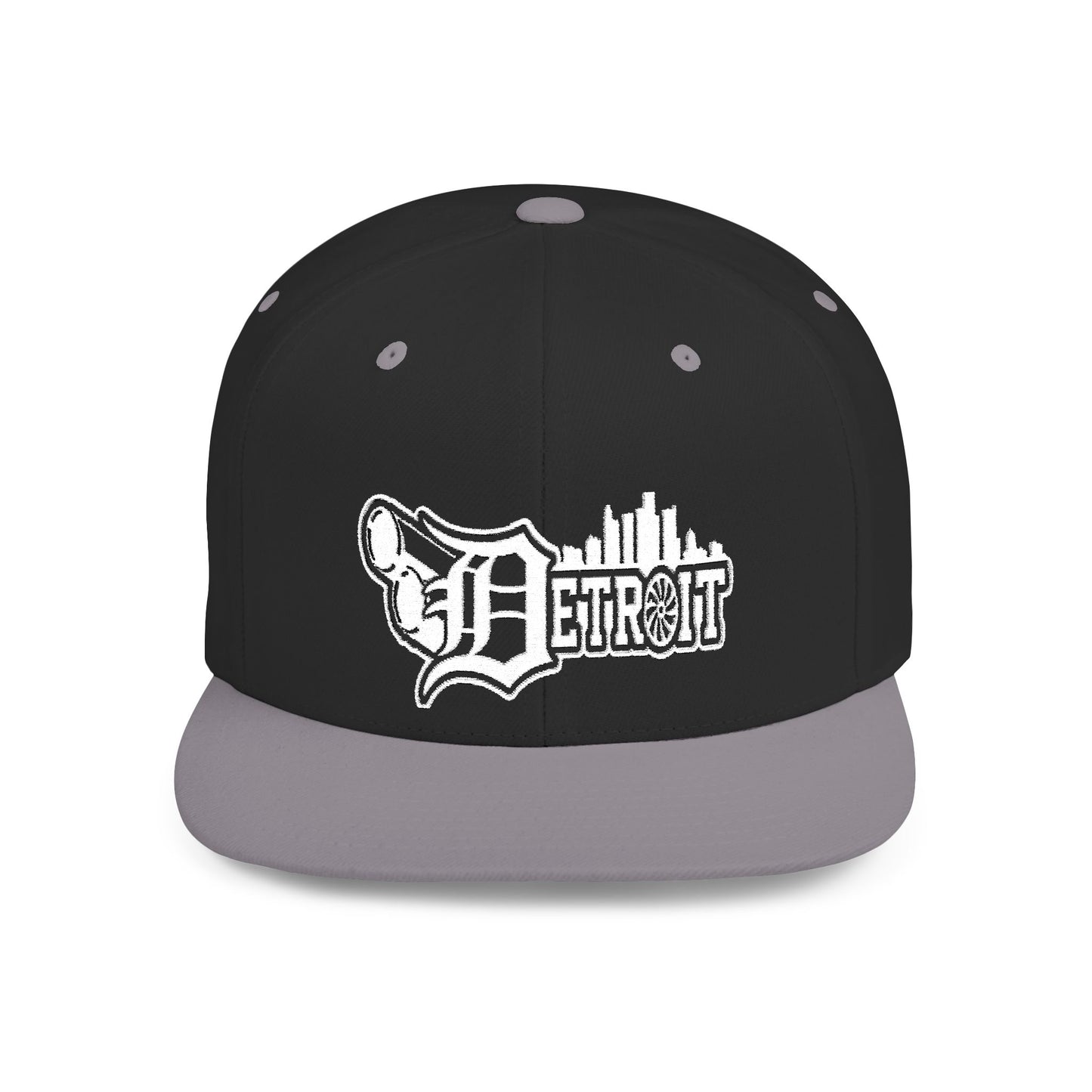 Big pipes detroit Flat Bill Snapback