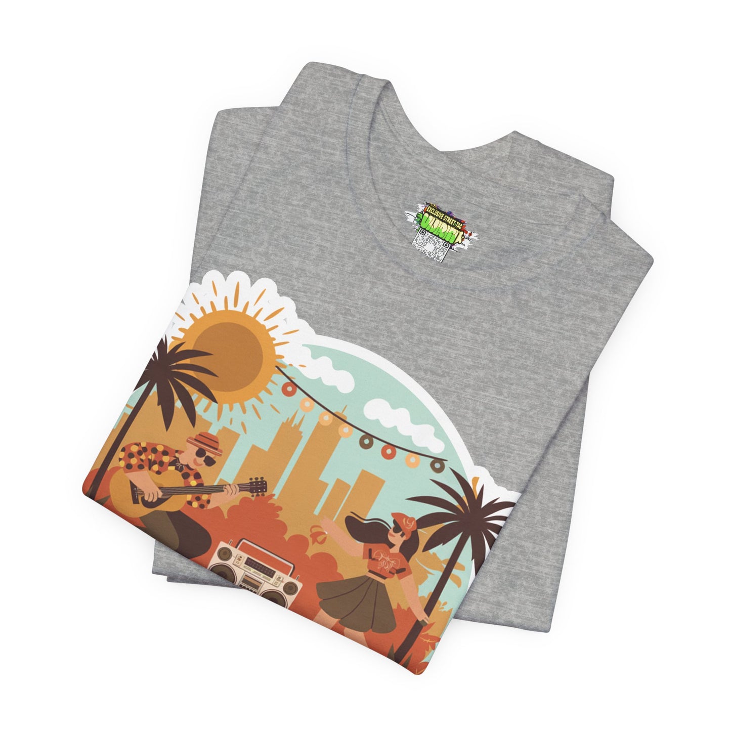 Detroit 313 Summer Retro Tee - Unisex Jersey Short Sleeve T-Shirt for City Lovers, Travel Enthusiasts, Casual Wear, Gifts, Summer Vibes