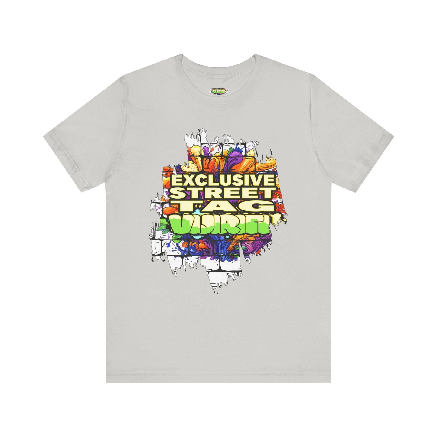 Exclusive Street Tag Unisex Tee, Urban Graphic Shirt, Cool Casual Wear, Streetwear, Gift for Skateboarders, Everyday Style