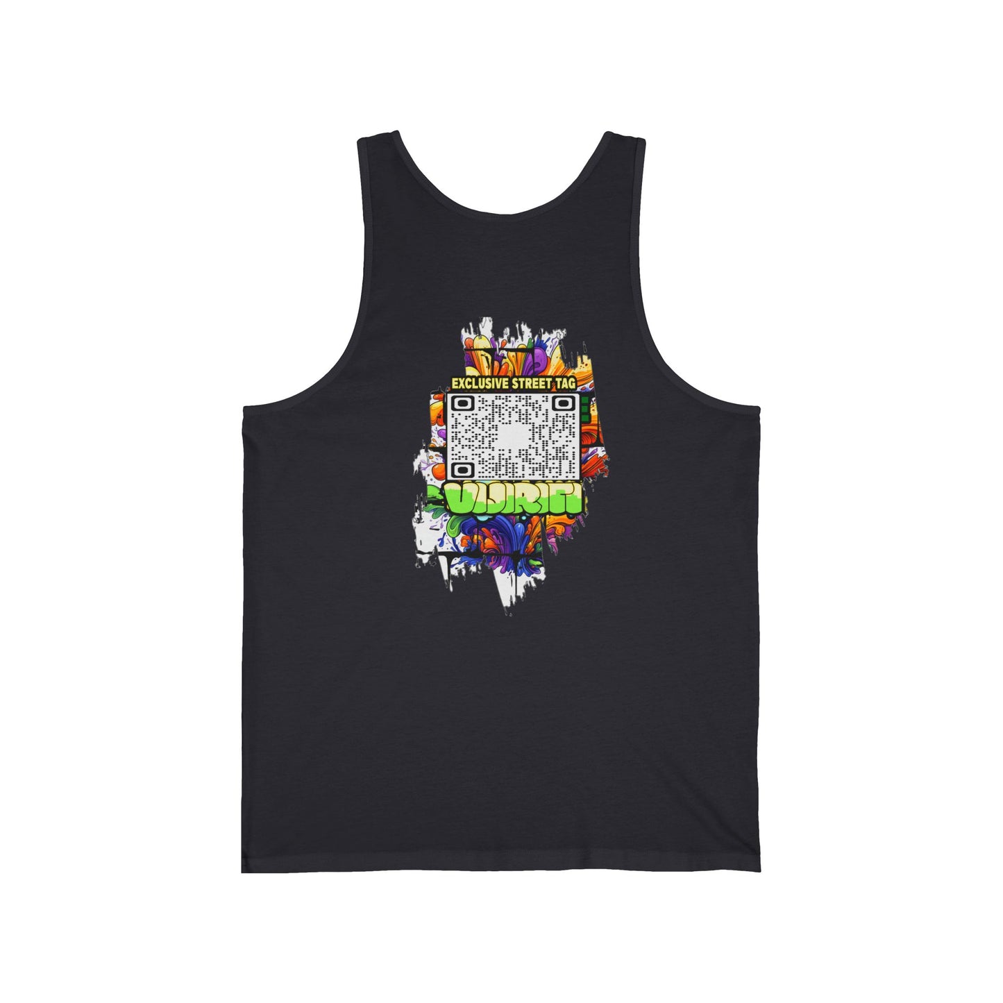 Cool Street Shark Unisex Jersey Tank, Trendy Summer Shirt, Graphic Tee, Casual Wear, Streetwear, Music Festival Outfit