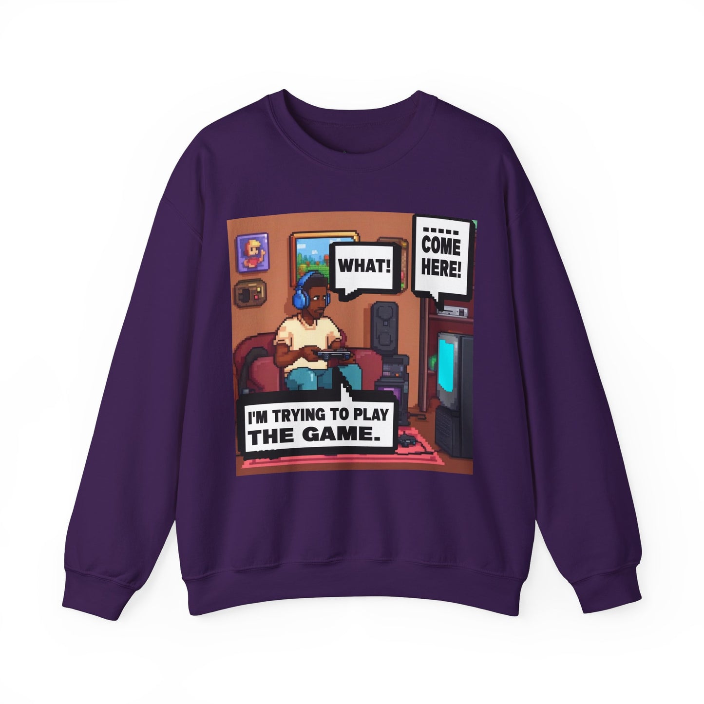 I'm trying to play the game Crewneck Sweatshirt