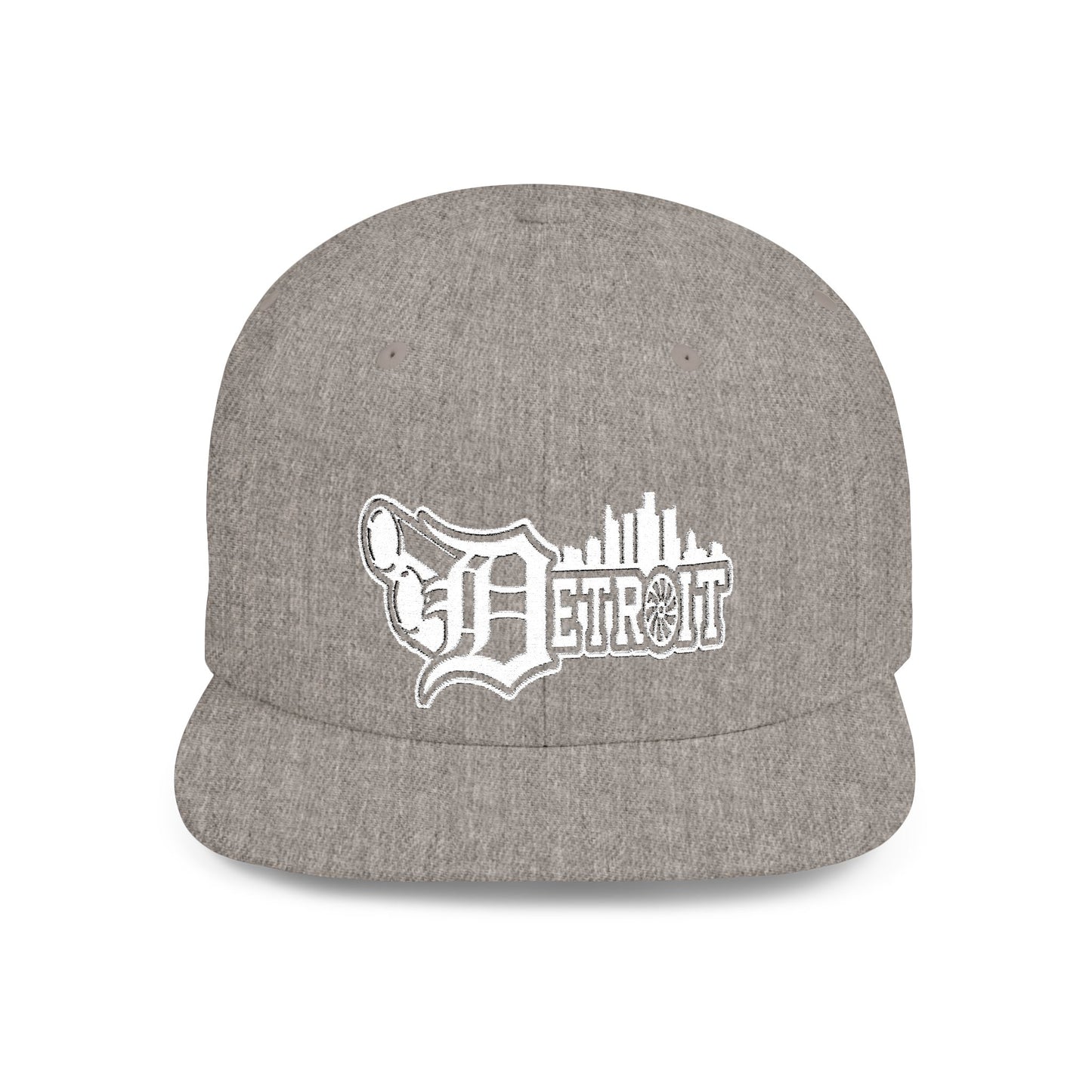 Big pipes detroit Flat Bill Snapback