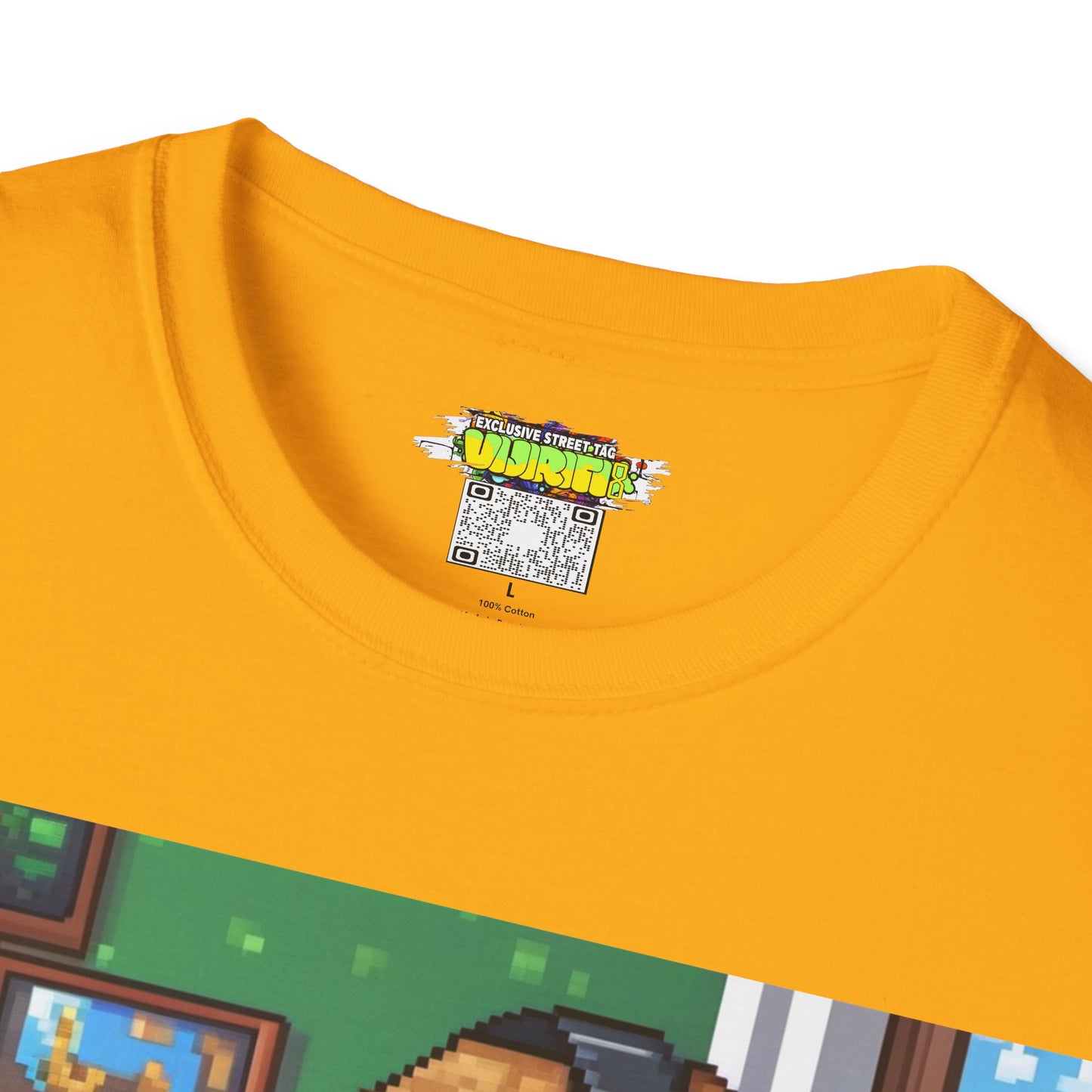 Pixel Art Girl Gamer Here T-Shirt | Vintage Video Game Shirt, Unisex Graphic Tee, Retro Gaming Apparel, Perfect for Gamers & Gift Ideas