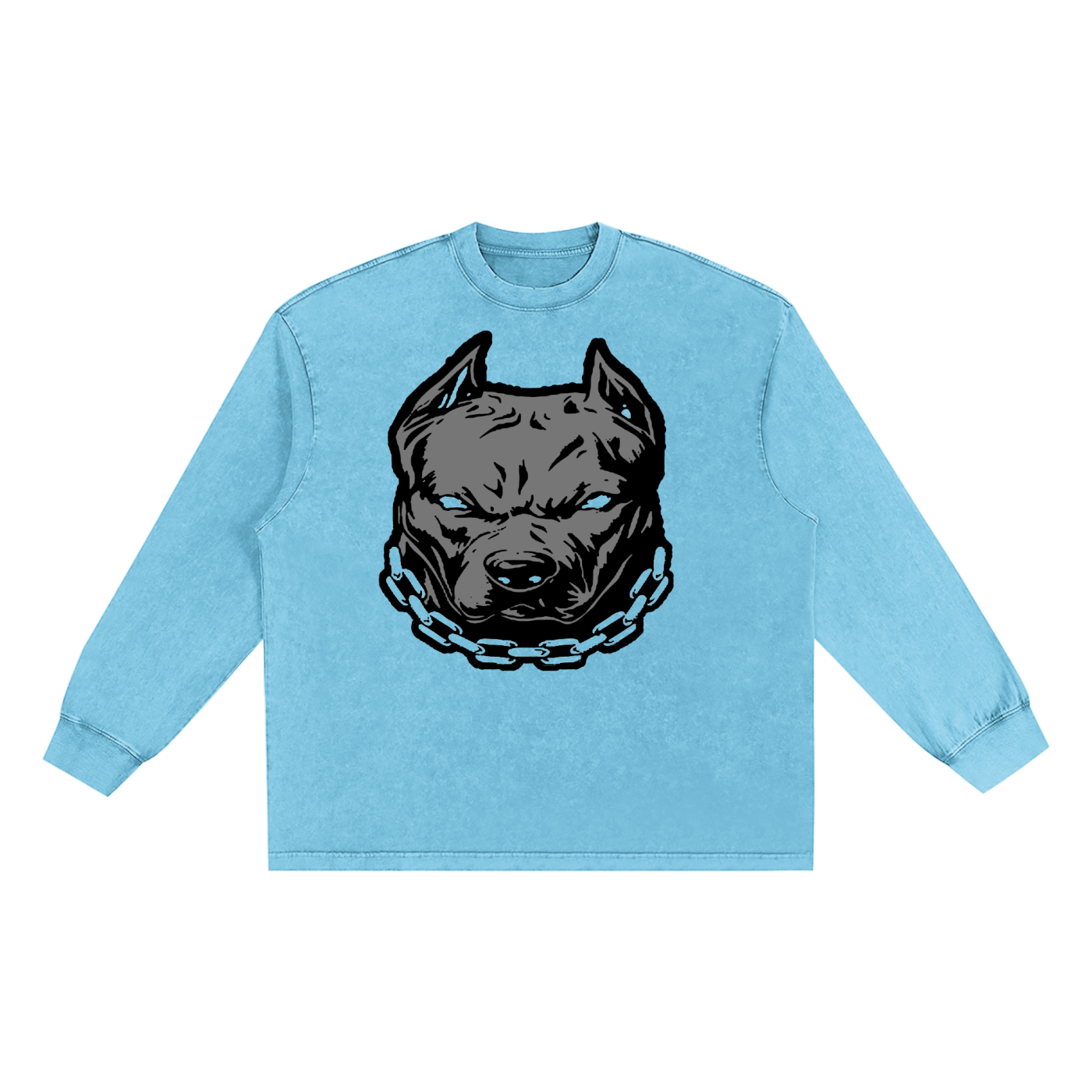 Pitbull Snow Washed Frayed Edge T-Shirt