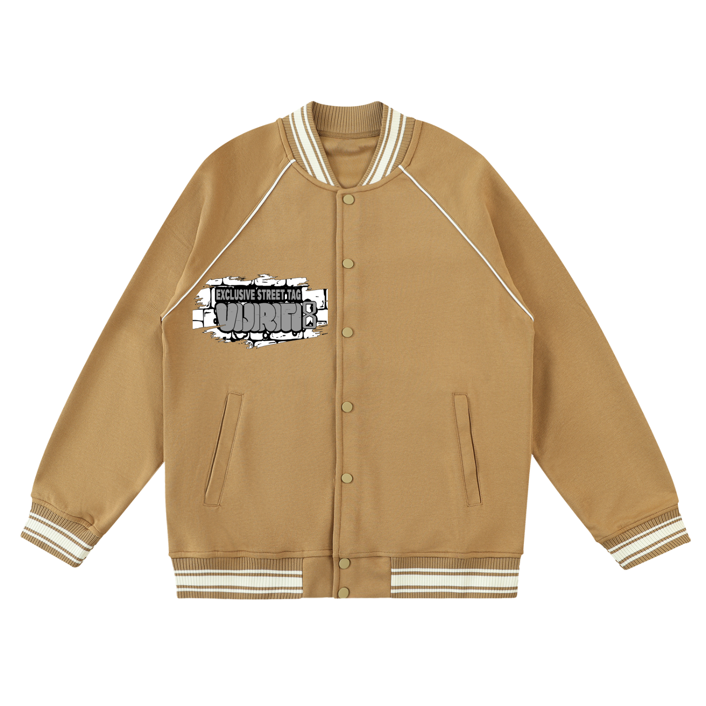 Vijiriti 8 Trim Raglan Varsity Jacket