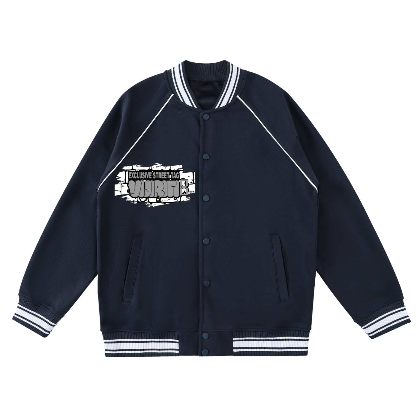 Vijiriti 8 Trim Raglan Varsity Jacket
