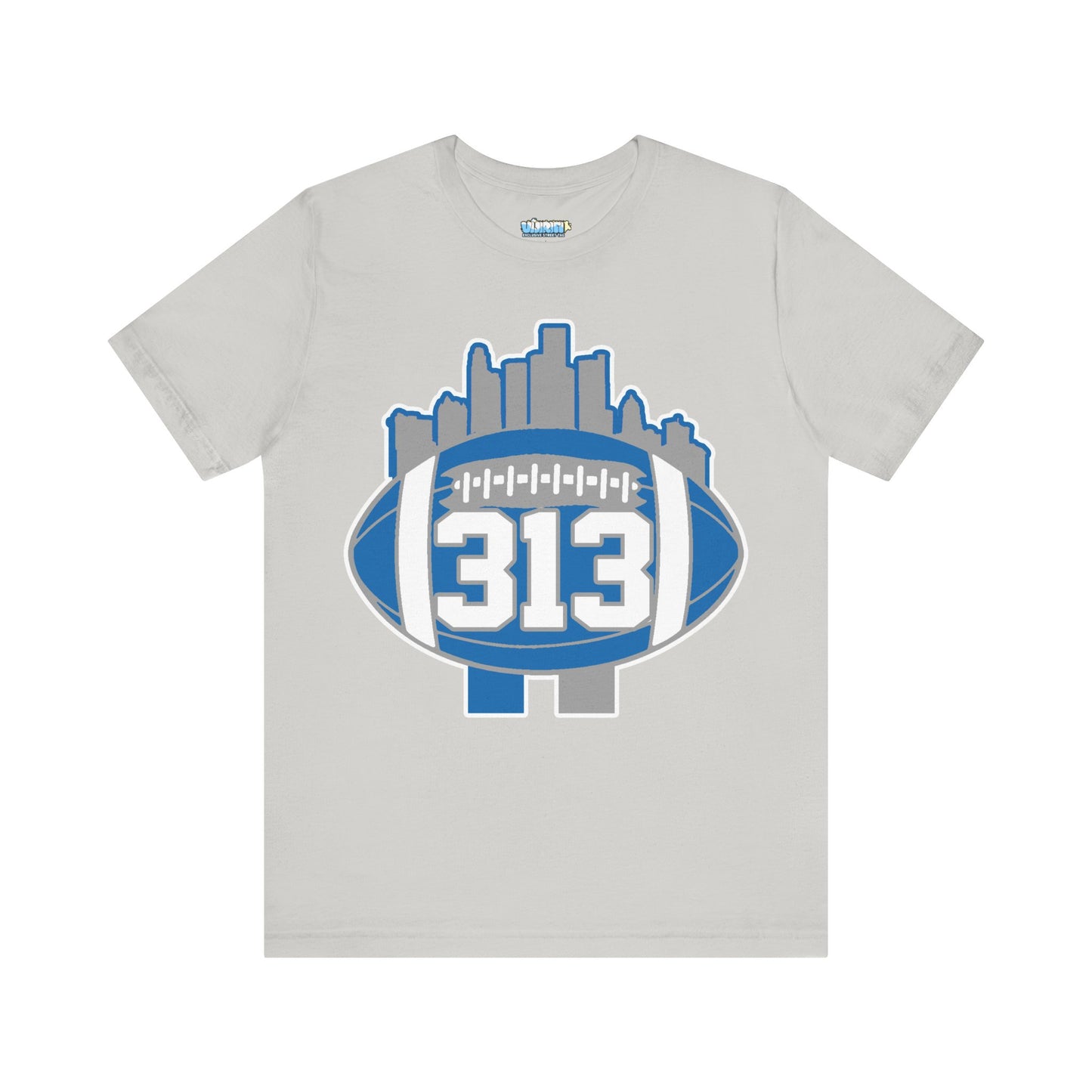 LION COLOR DETROIT 313 FOOT BALL SHIRT