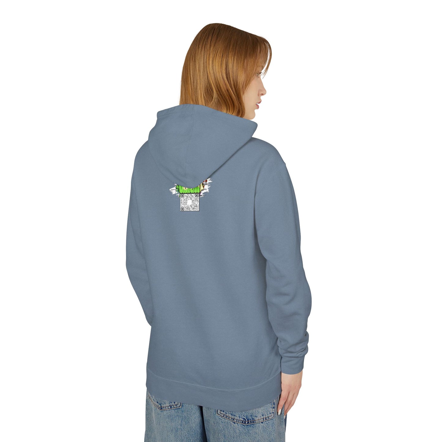 "Break Bread Unisex Lightweight Hoodie - Cozy Gift for Friends, Foodie Apparel, Casual Wear, Gathering Looks, Unique Sweatshirt