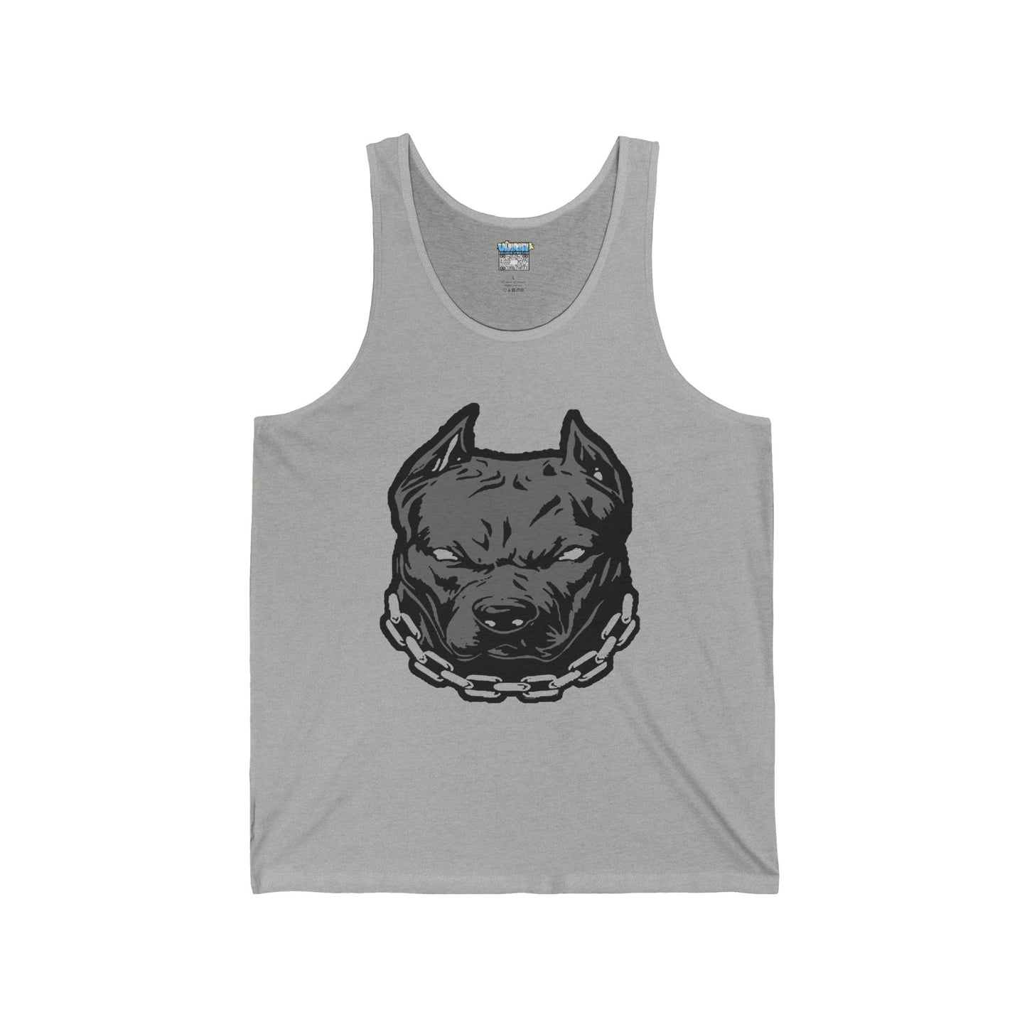 Pit Bull Graphic Unisex Jersey Tank - Bold & Edgy Dog Lover's Apparel